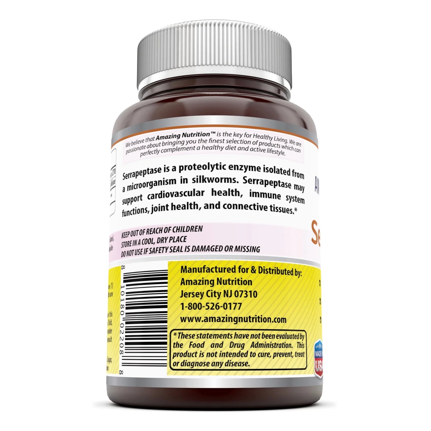 Serrapeptase - 120,000 Units, 270 Capsules