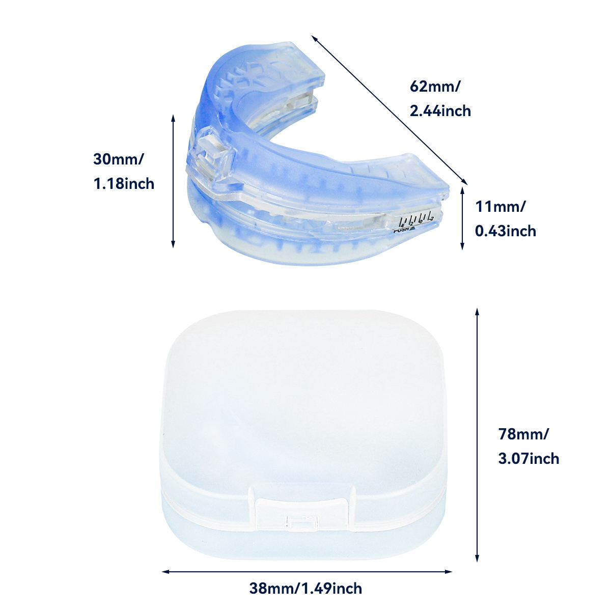 Adjustable braces anti snoring silicone braces anti bruxism braces and braces at night