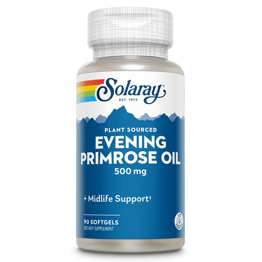 High Potency Evening Primrose Oil 500 Mg | Cold Pressed | Womens Health Support | 90 Softgels