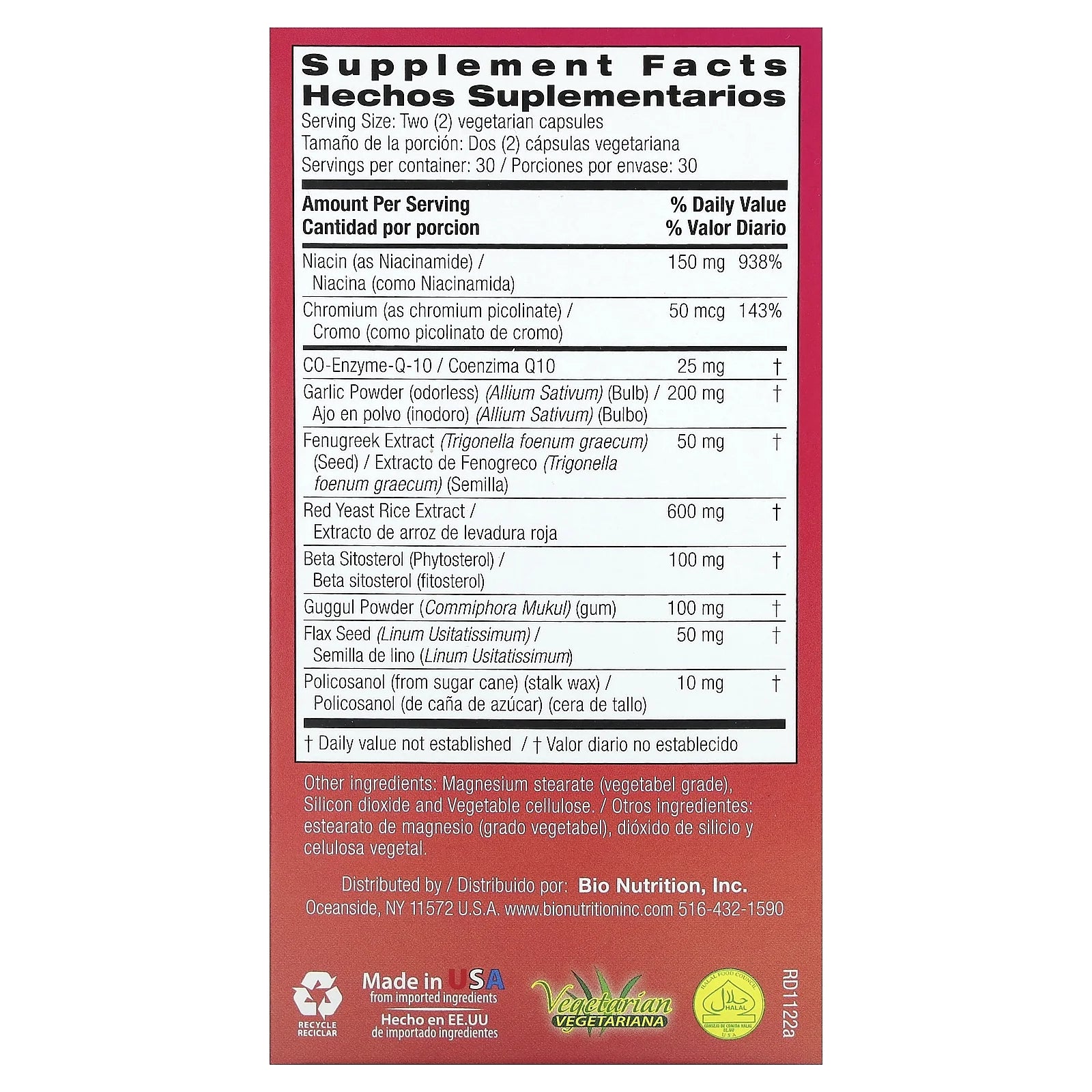 Cholesterol Wellness 60 Veg Caps