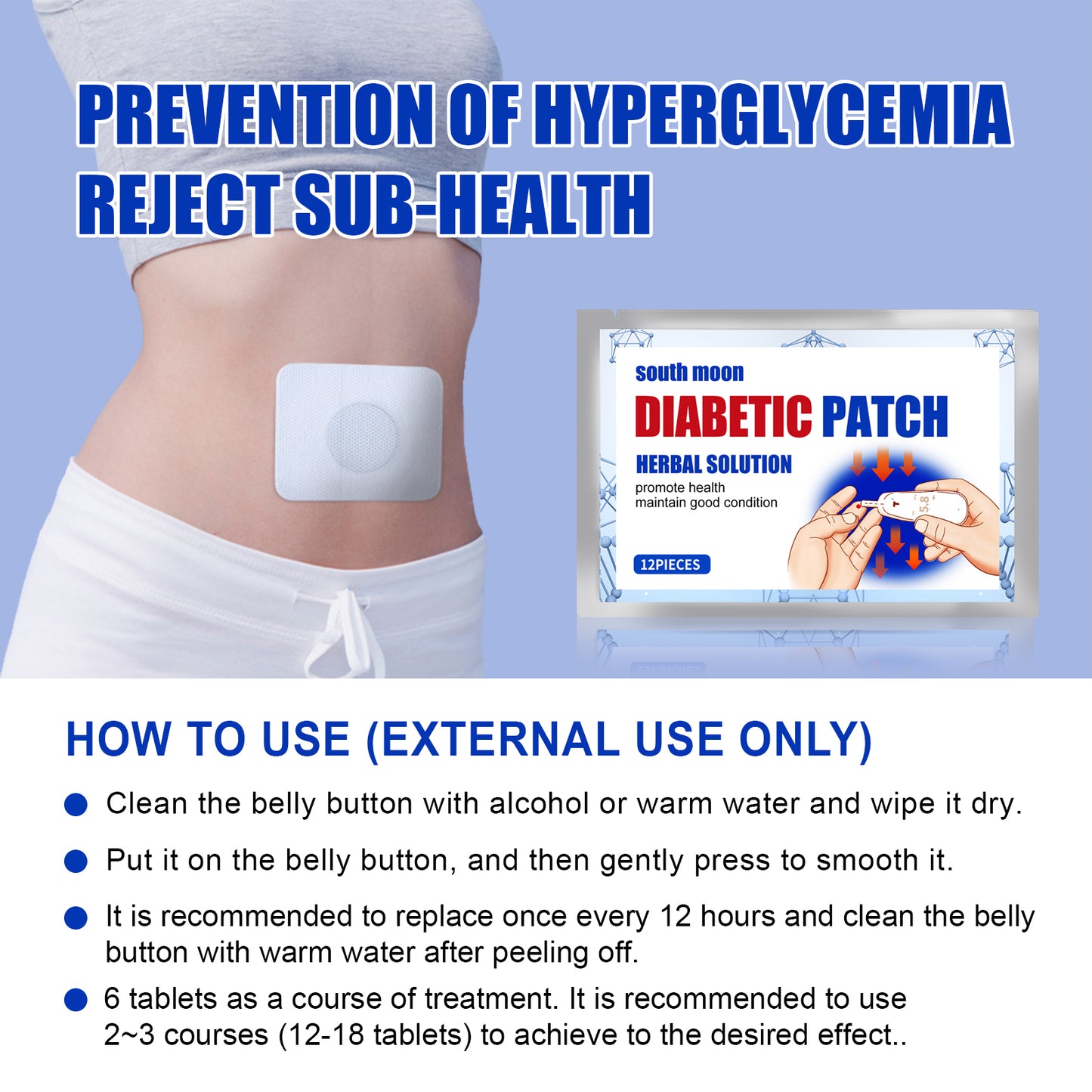 Tangshu Patch, Middle-Aged And Elderly Body Care Navel Patch Relieve Thirst Personal Health Care Patch