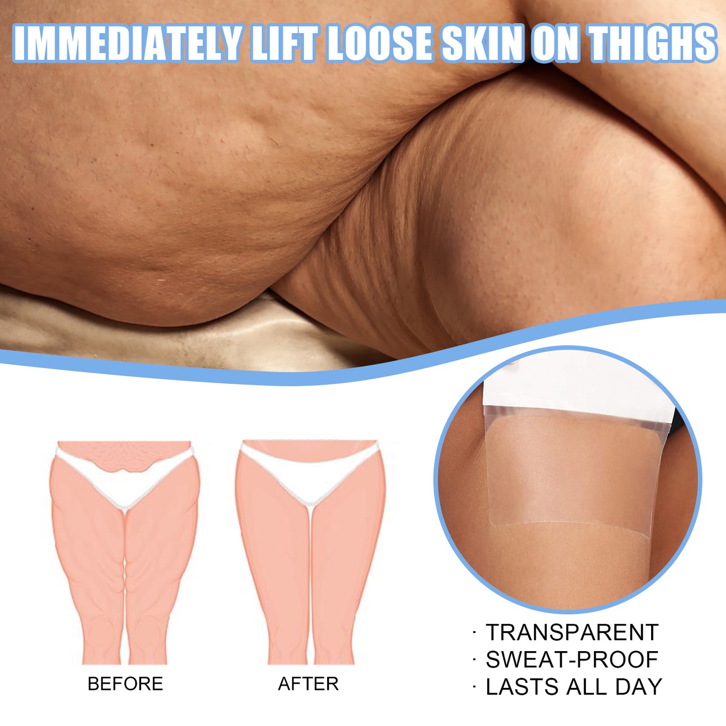 Thigh Lift Tape, Lift Leg Muscle Shaping Beautiful Leg Slimming Stick
