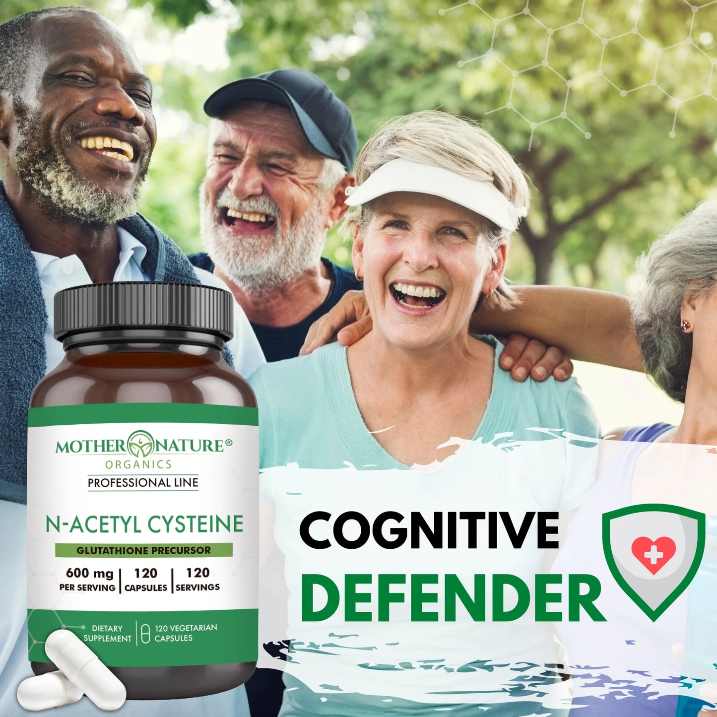 High-Potency Vegan N-Acetyl-L-Cysteine Supplement, 600Mg, 120 Count