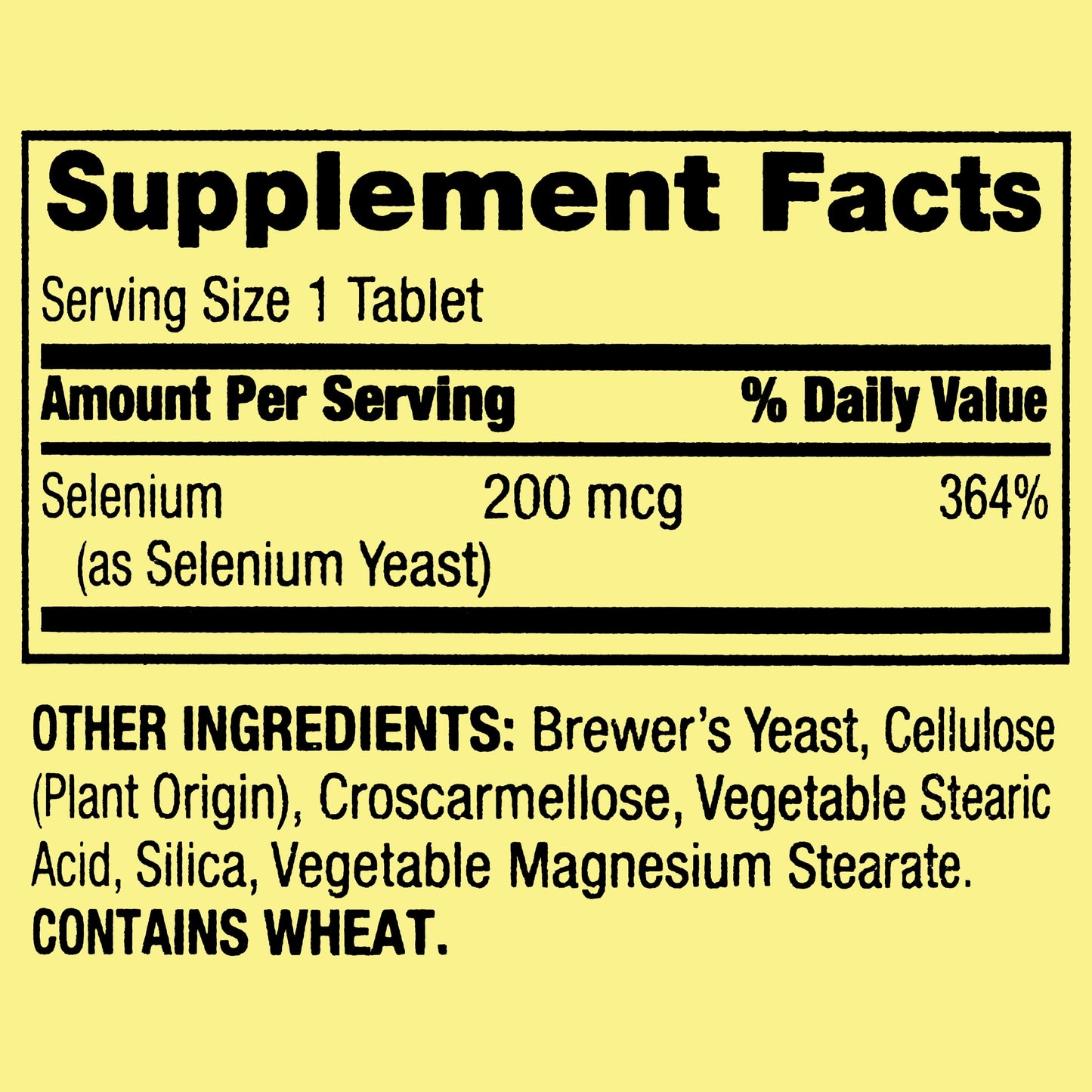 (3 Pack) Selenium Dietary Supplement Tablets for Immune Health, 200 Mcg, 100 Count