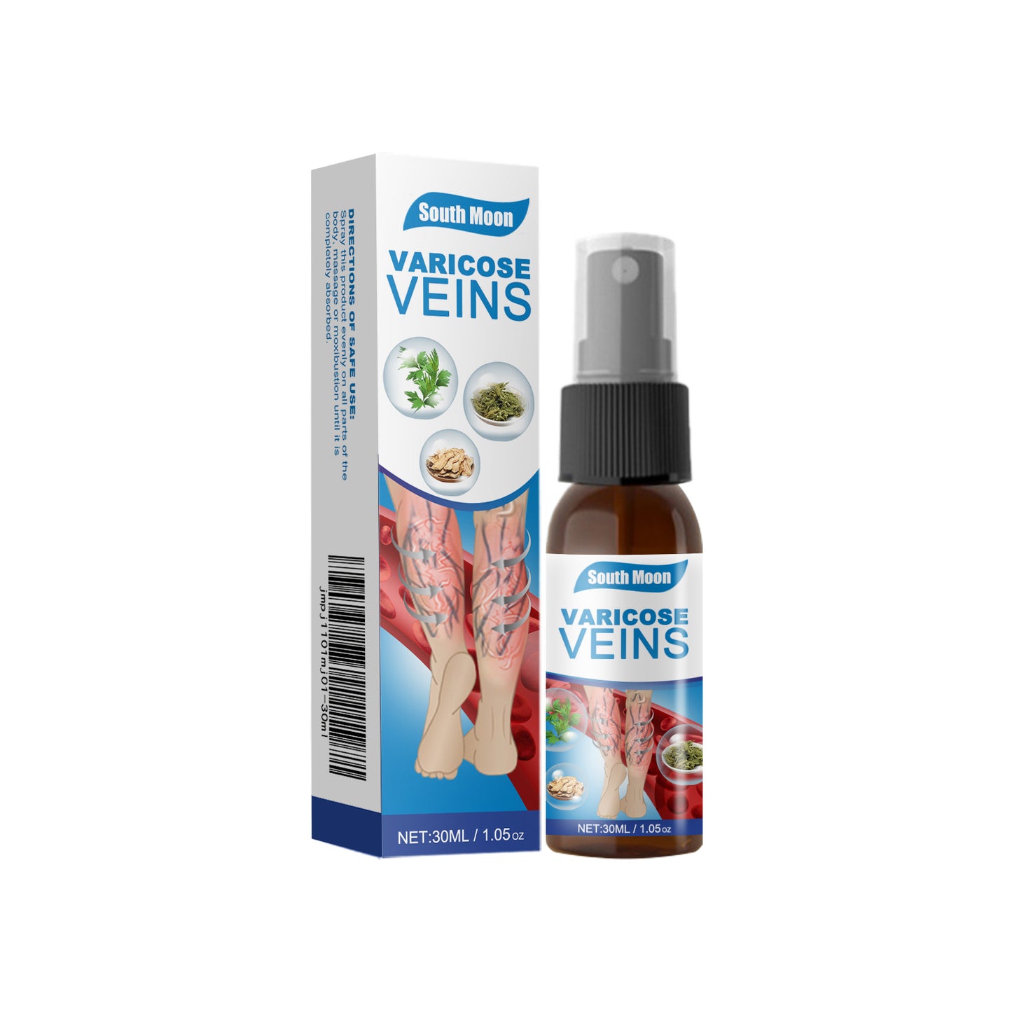 Leg Care Spray Gently Relieve Leg Discomfort, Blue Veins And Bumps Repair Daily Care