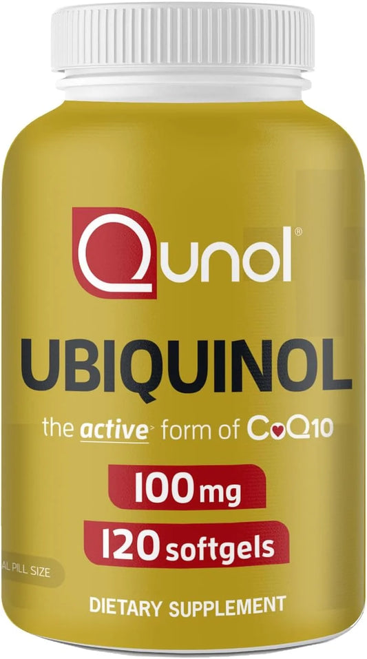 Ubiquinol Coq10 Softgels, 100Mg, Heart Health Supplement, 120Ct