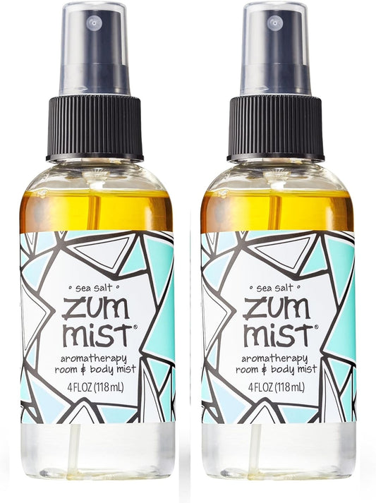 Zum Mist Room and Body Spray - Sea Salt - 4 Fl Oz (2 Pack)