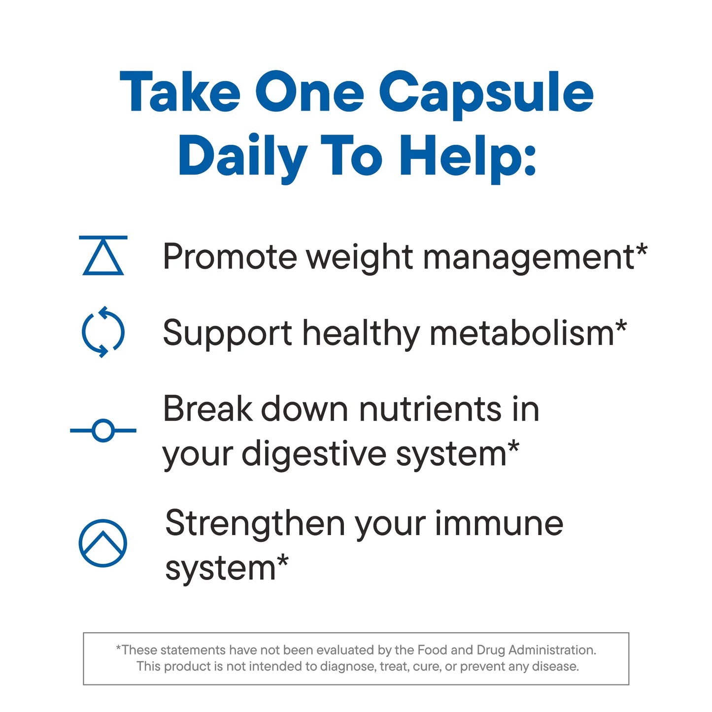 Daily Weight Support Probiotic & Vegan Ahiflower Oil Omega Capsules, Unisex, 30-Day Supply