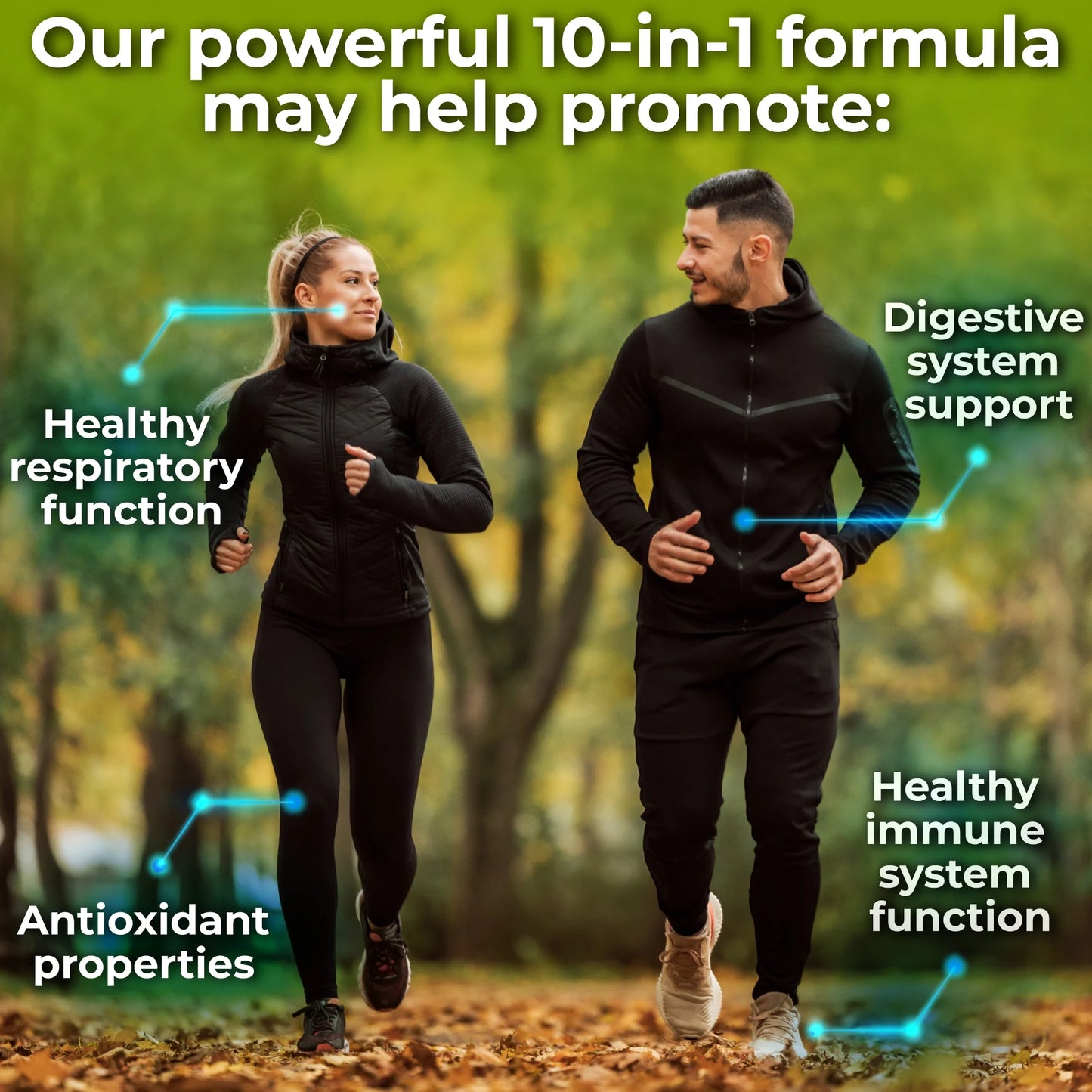 Echinacea Goldenseal Capsules 10 in 1 Vegan Herbal Immune Support Supplement, 120 Count
