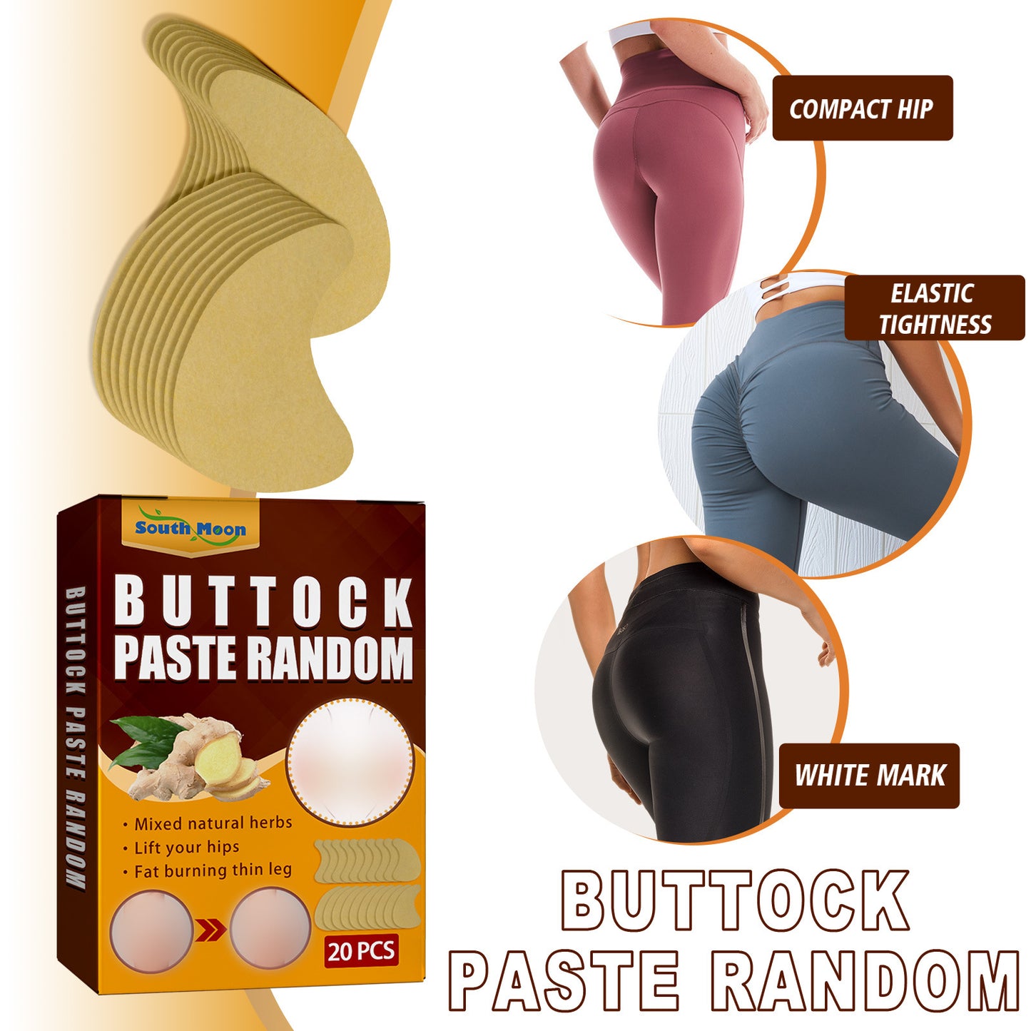 Buttock Paste Random, Lift And Tighten Hips Show Hips Curves Shape Hips Patch