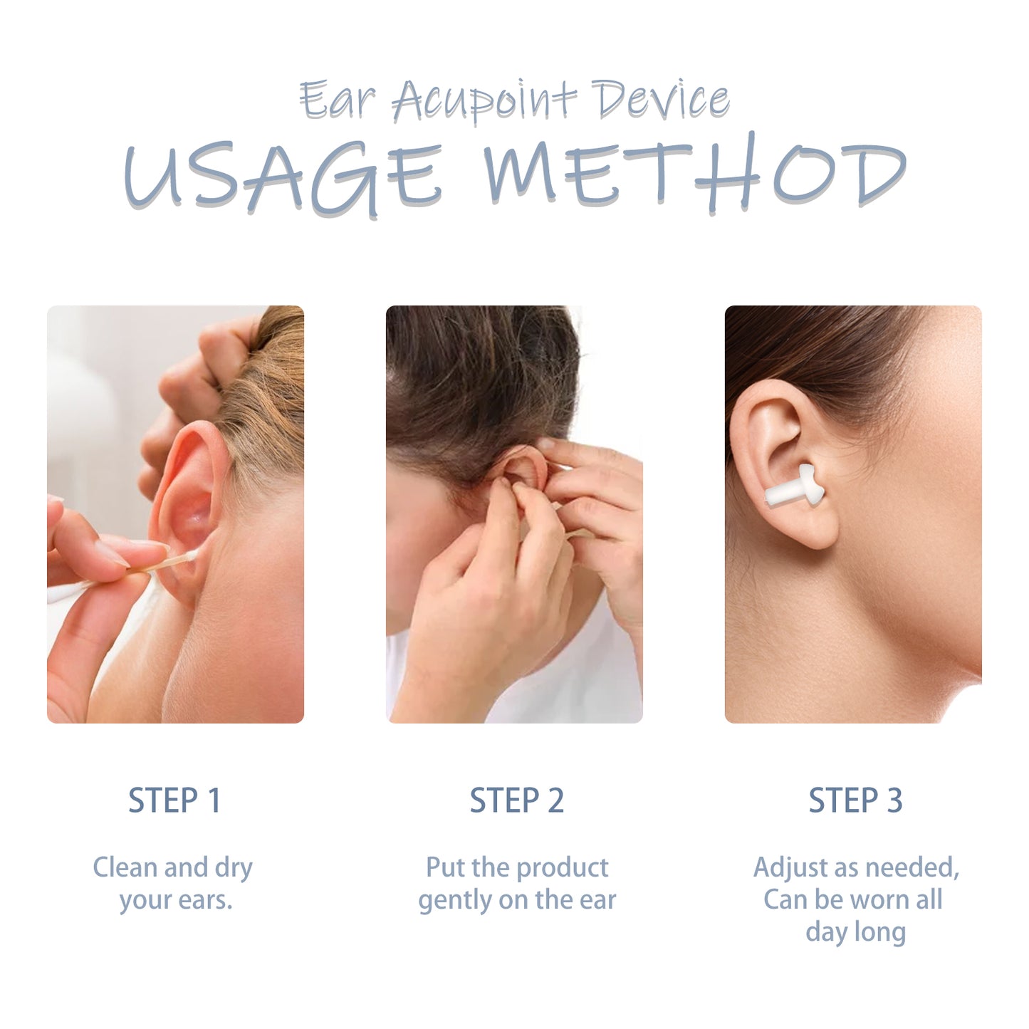 PureHear Ear Acupoint Device, Relieve Ear Discomfort Ear Ringing Ear Back Ear Kang Ear Acupoint Care Massage Plug