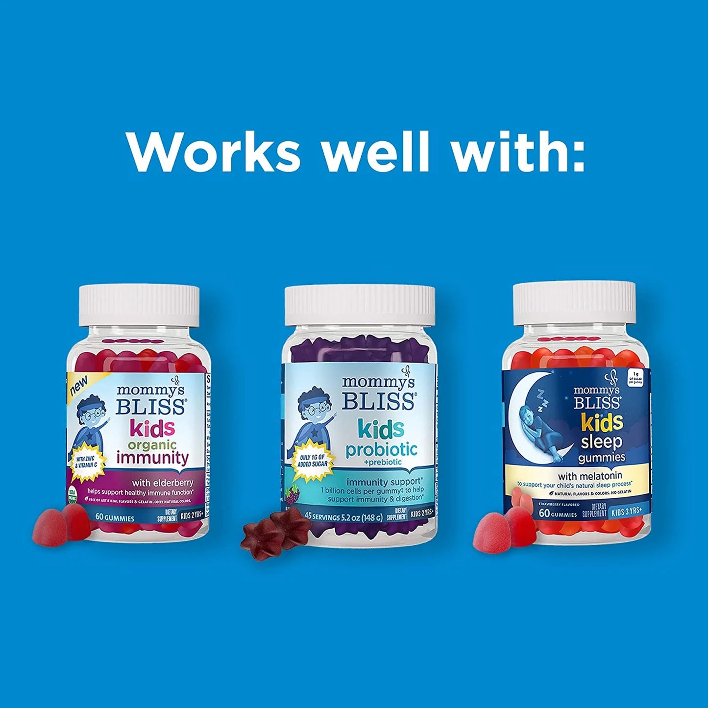 Kids Feel Calm Gummies with Magnesium & L-Theanine, Sugar Free, Raspberry Lemonade, 60 Gummies