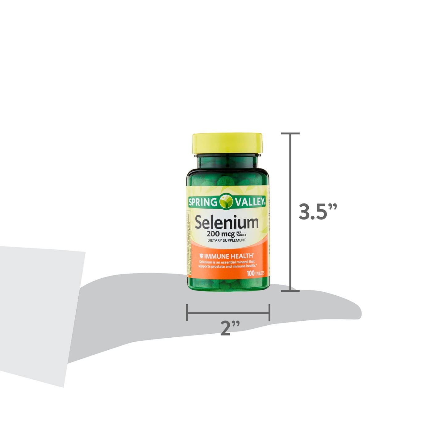 (3 Pack) Selenium Dietary Supplement Tablets for Immune Health, 200 Mcg, 100 Count
