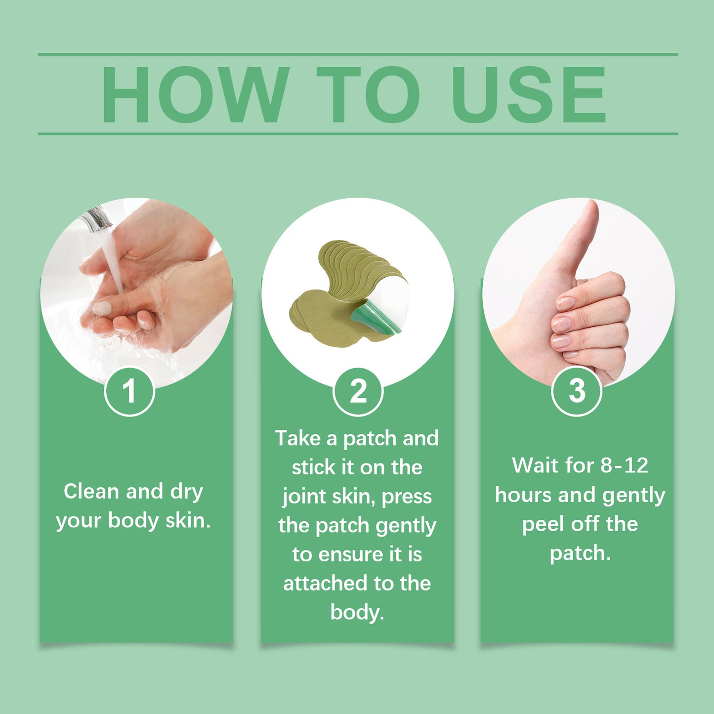 Joint Comfort Care Patch, Herbal Ingredients Gentle Maintenance Nourish Comfortable Joint Care Patch