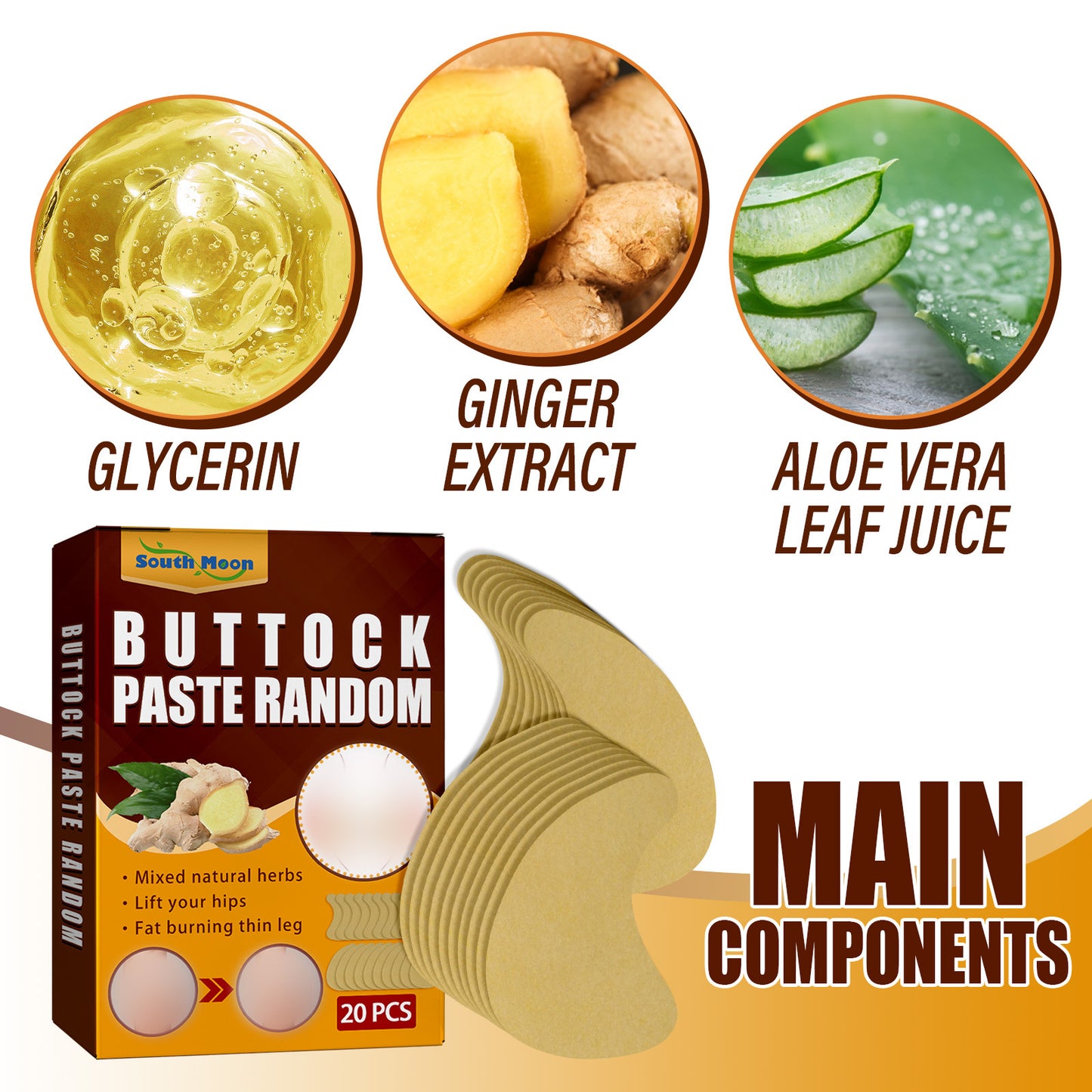 Buttock Paste Random, Lift And Tighten Hips Show Hips Curves Shape Hips Patch