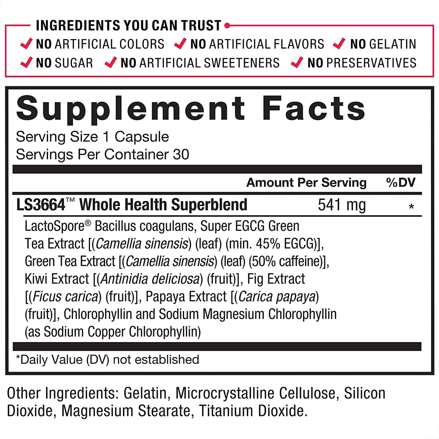 Probioslim, Probiotic Supplement for Women and Men with Probiotics and Green Tea Extract, Reduce Gas, Bloating, Constipation, Support Digestive Health & Gut Health, 30 Count (Pack of 3)