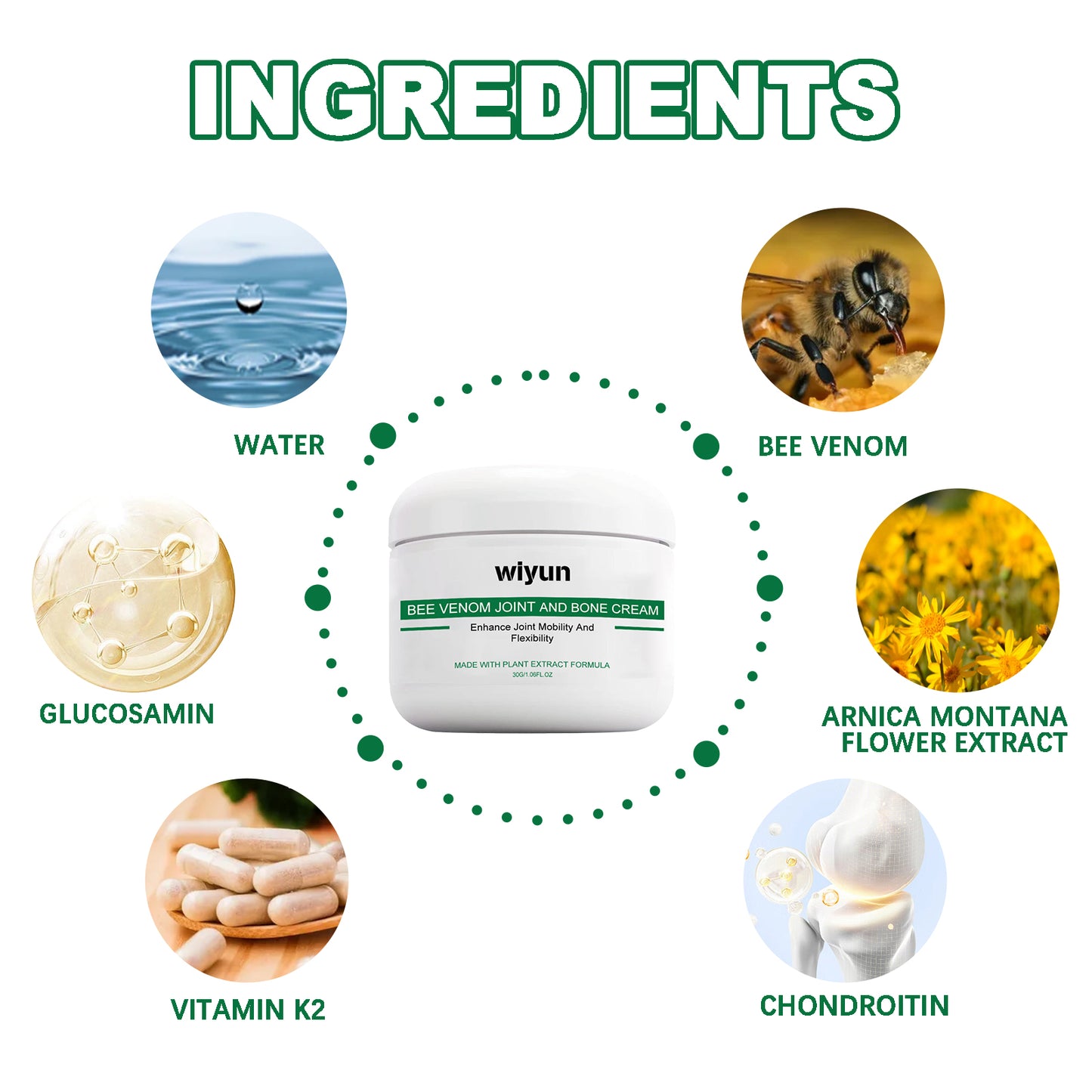 Bee Venom Joint Repair Cream, Relieves Sore Joints Hands And Feet, Shoulders Neck And Lumbar Muscles Body Care Cream