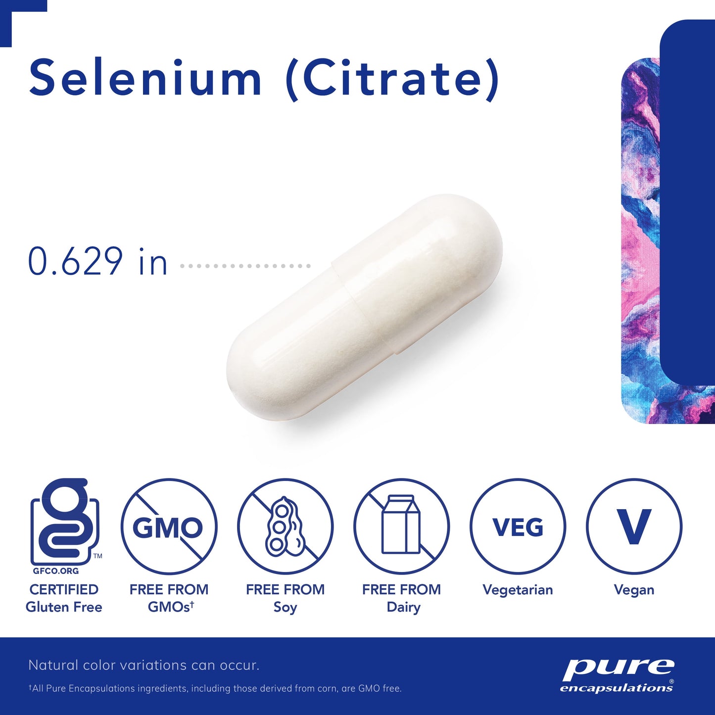 Selenium (Citrate) | Hypoallergenic Antioxidant Supplement for Immune System Support | 180 Counts