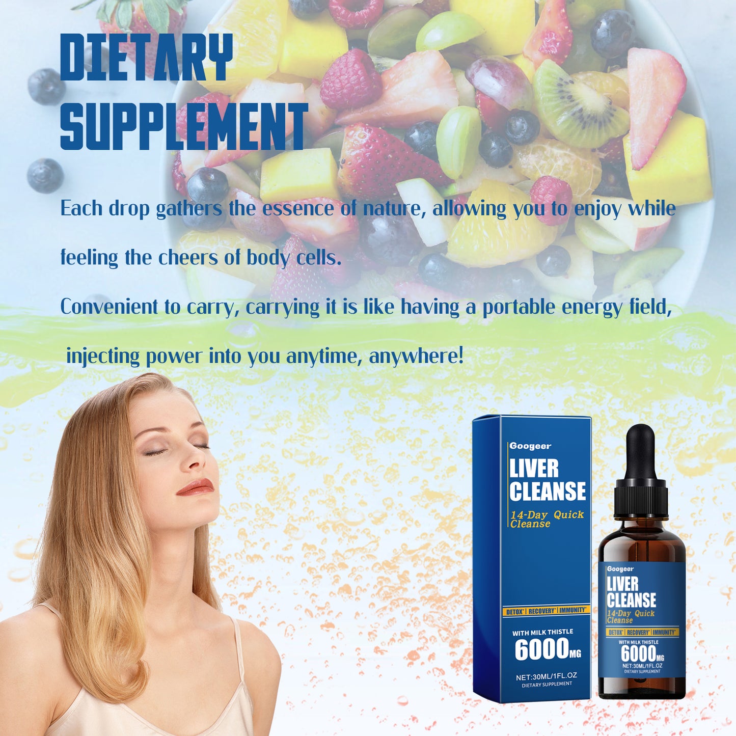 Dietary Supplement, Relax And Relieve Physical Discomfort Body Care Oral Drops
