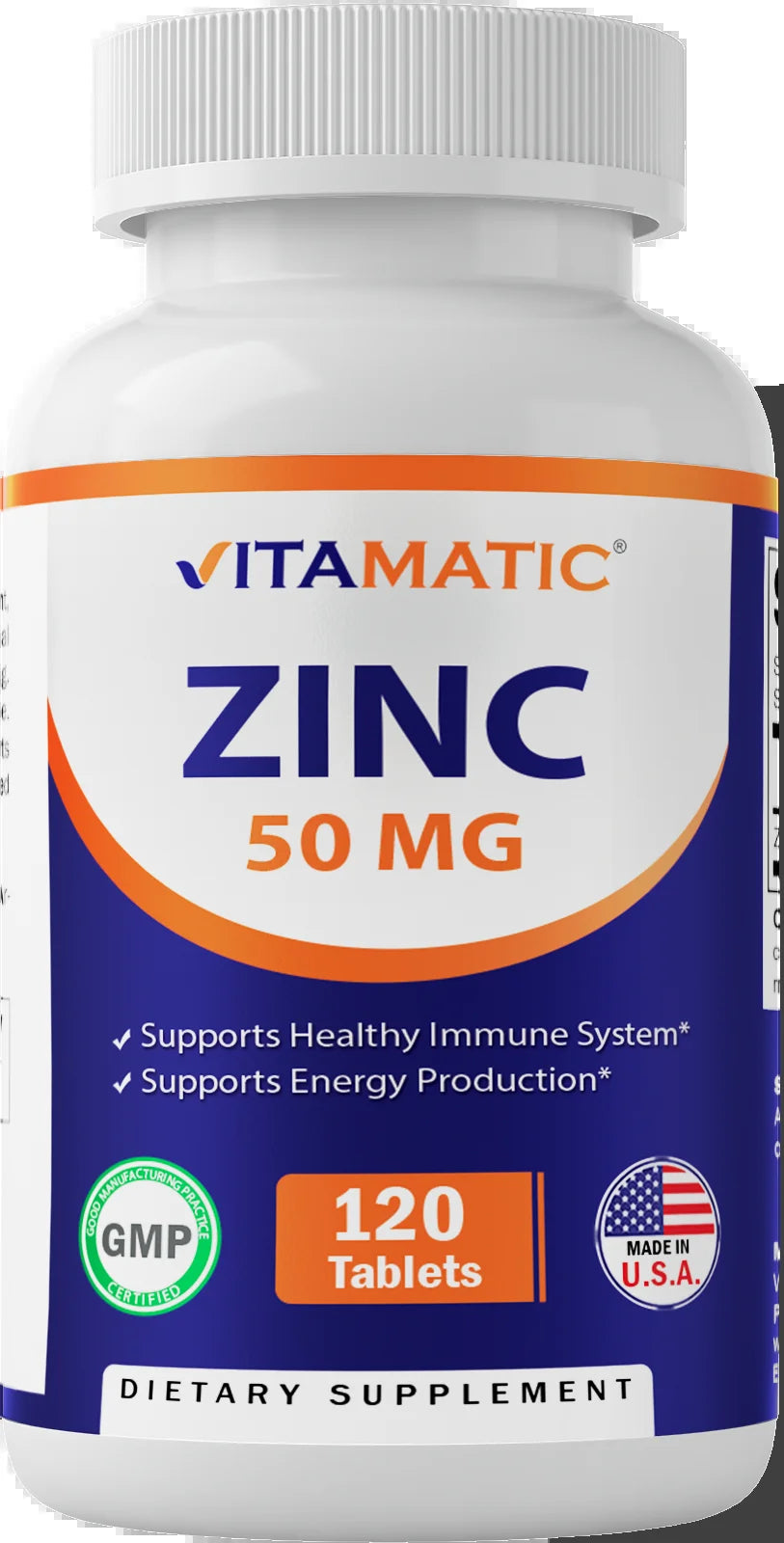 Zinc Supplement 50 Mg Zinc Gluconate, 2 Pack, 120 Ct