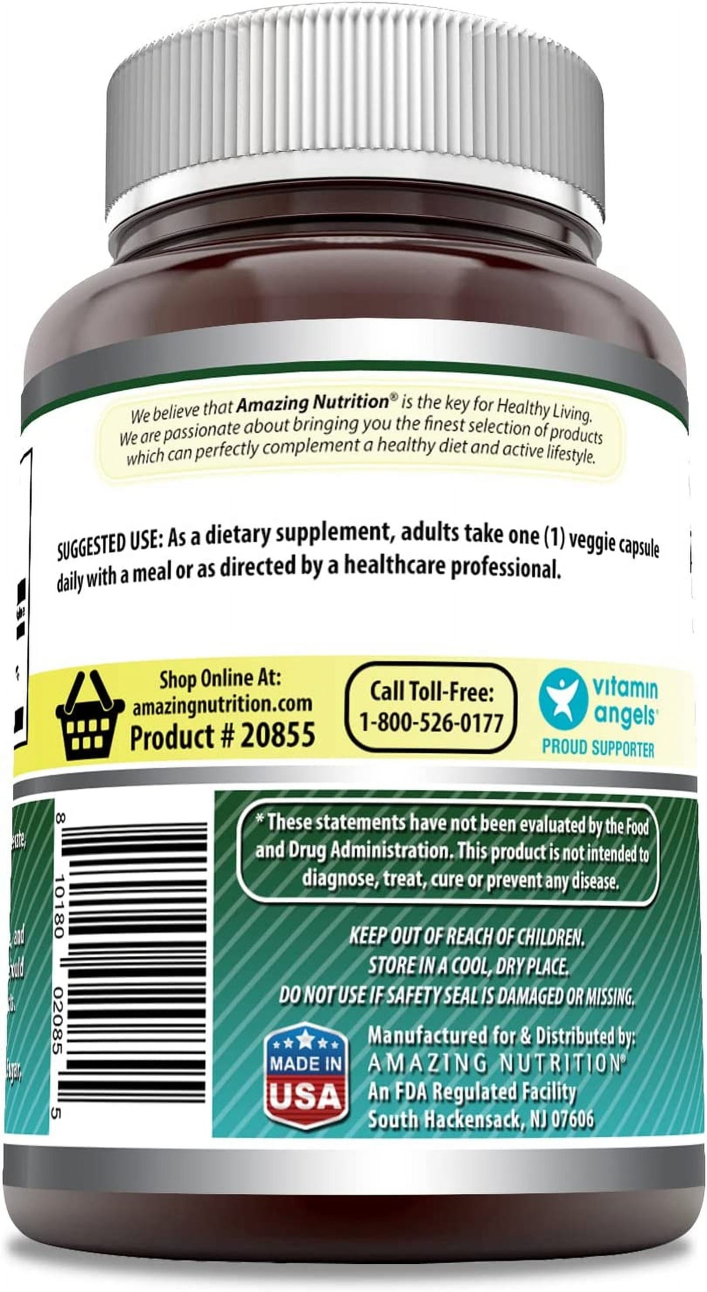 Biotin Supplement - 10,000Mcg - 200 Veggie Capsules (Non-Gmo, Gluten Free) - Pack of 3 -Supports Healthy Hair, Skin & Nails