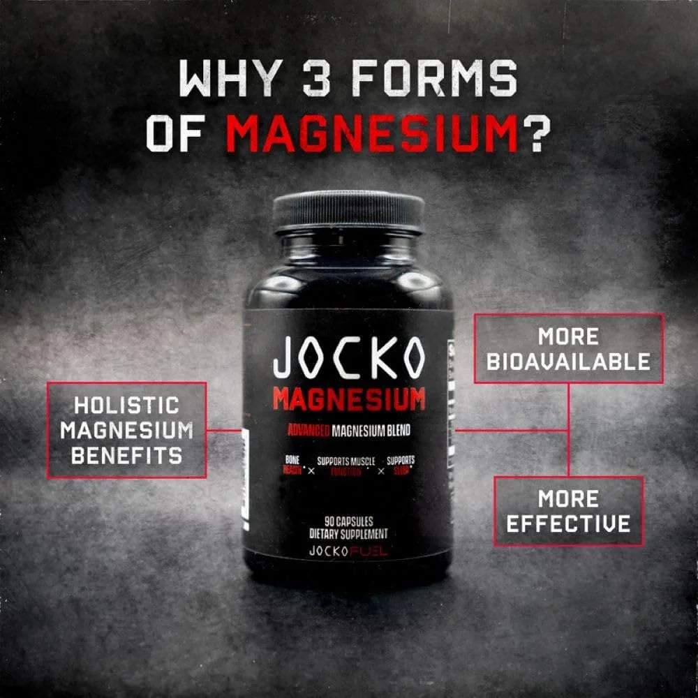 Magnesium Complex Supplement - Magnesium Glycinate, Citrate, & Taurate, 30-Day Supply
