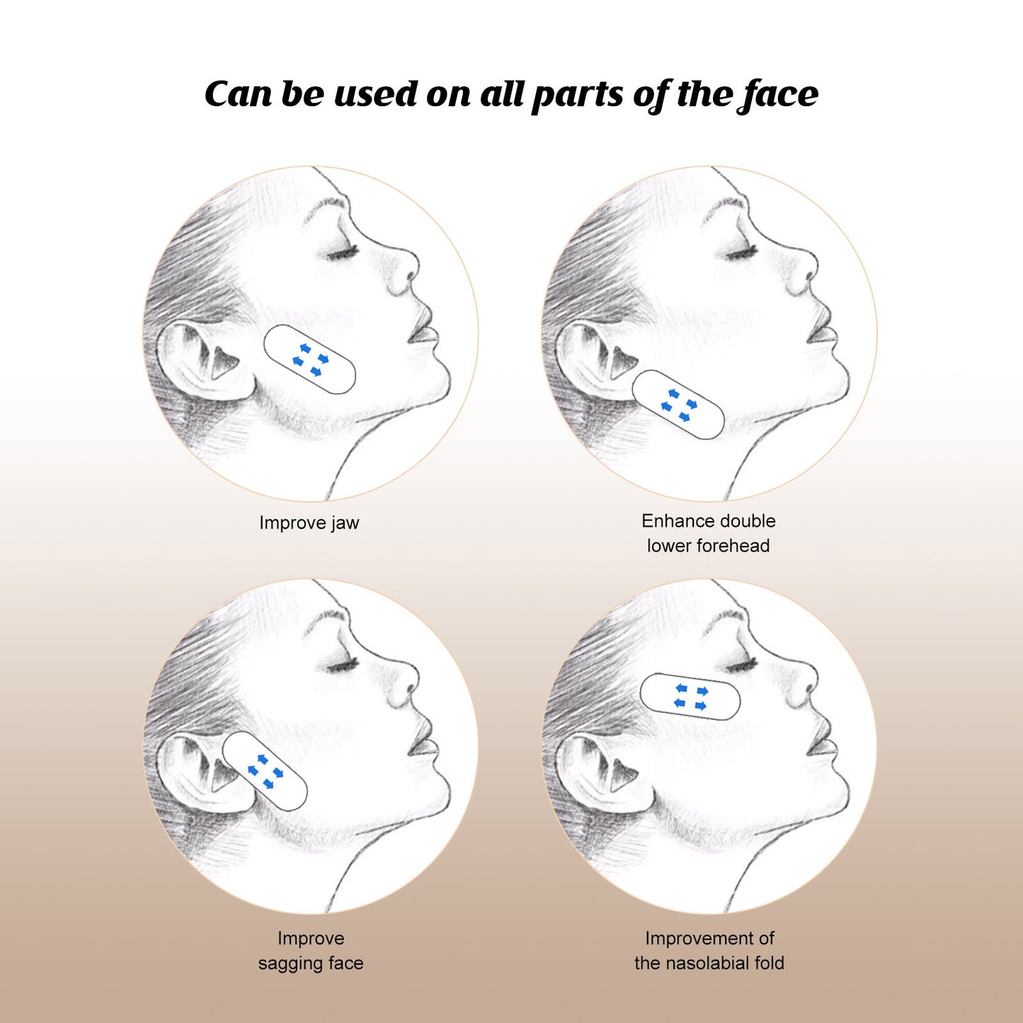Face Invisible Lift For Firming And Smoothing Fine Lines V-Type Skin Care Patch