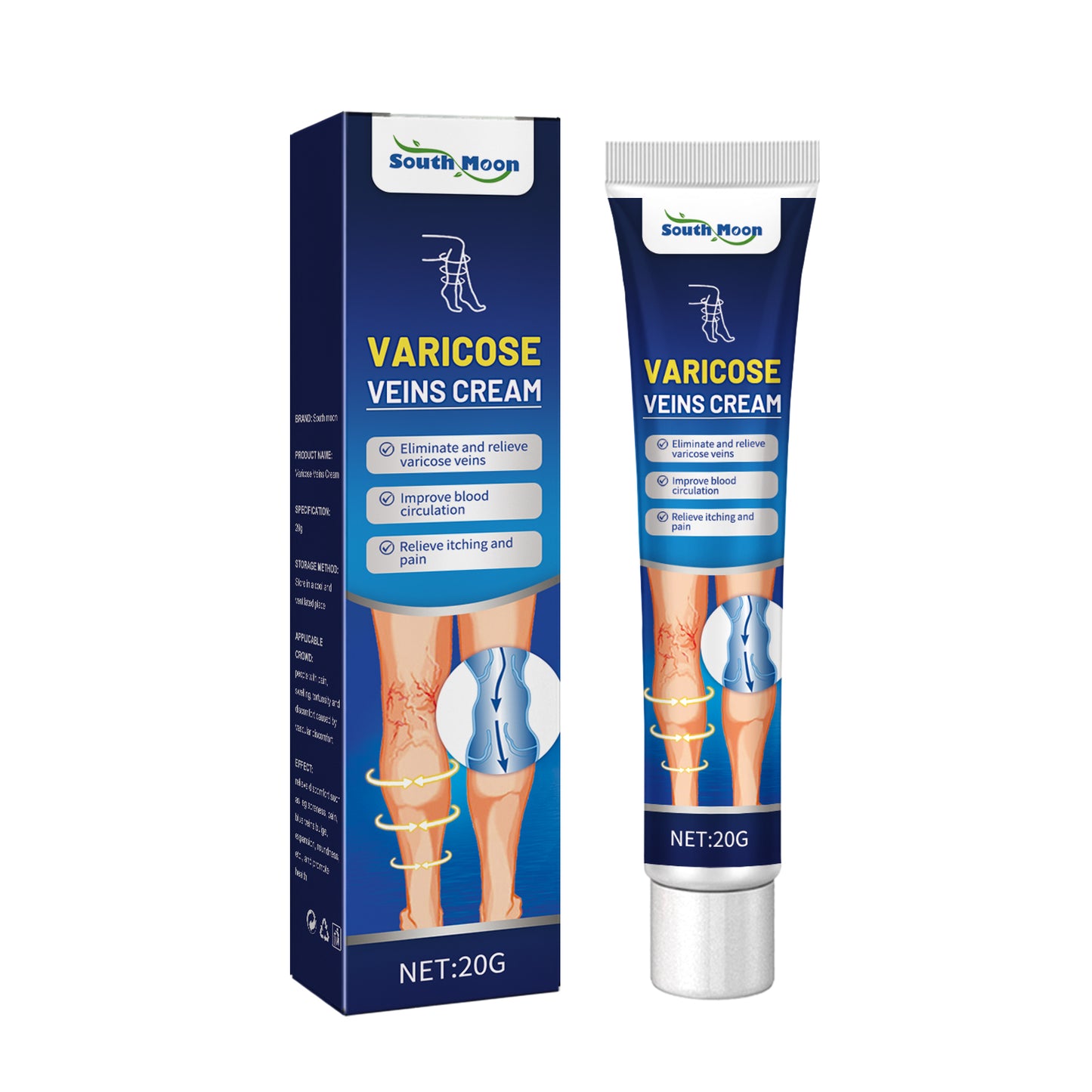 Vein Massage Varicose Cream Repair Earthworm Legs To Relieve Leg Blood Vessel Bulge And Varicoidea