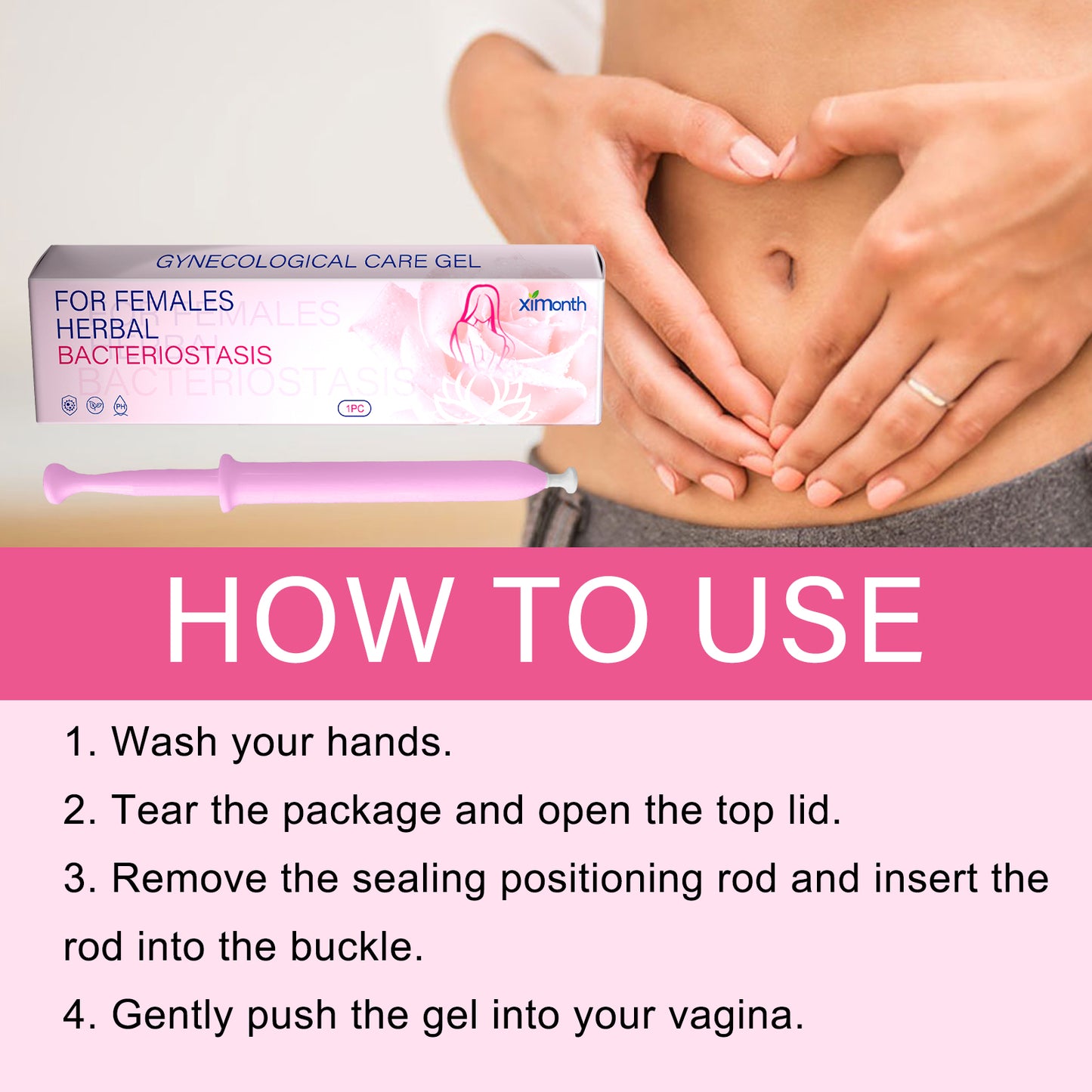 Gynecological Care Gel, A Woman's Body Clean Moist Odor To Alleviate Discomfort Care Gel