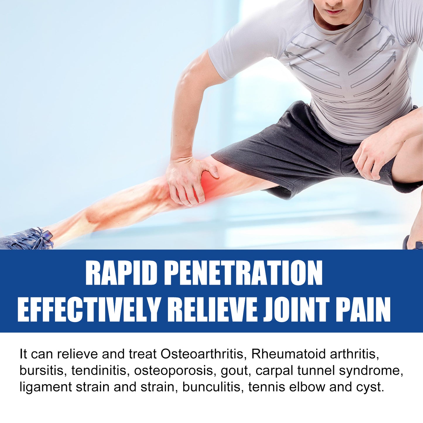 Various Vitamins Joint & Bone Care Cream, Wrist Leg Bend Joint Shoulder Neck Sinew Massage To Relieve Soreness Cream