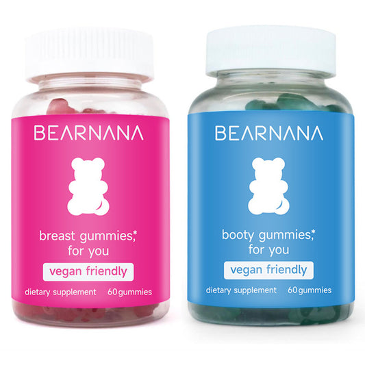 Berry flavored female probiotic gummies bear booty gummies