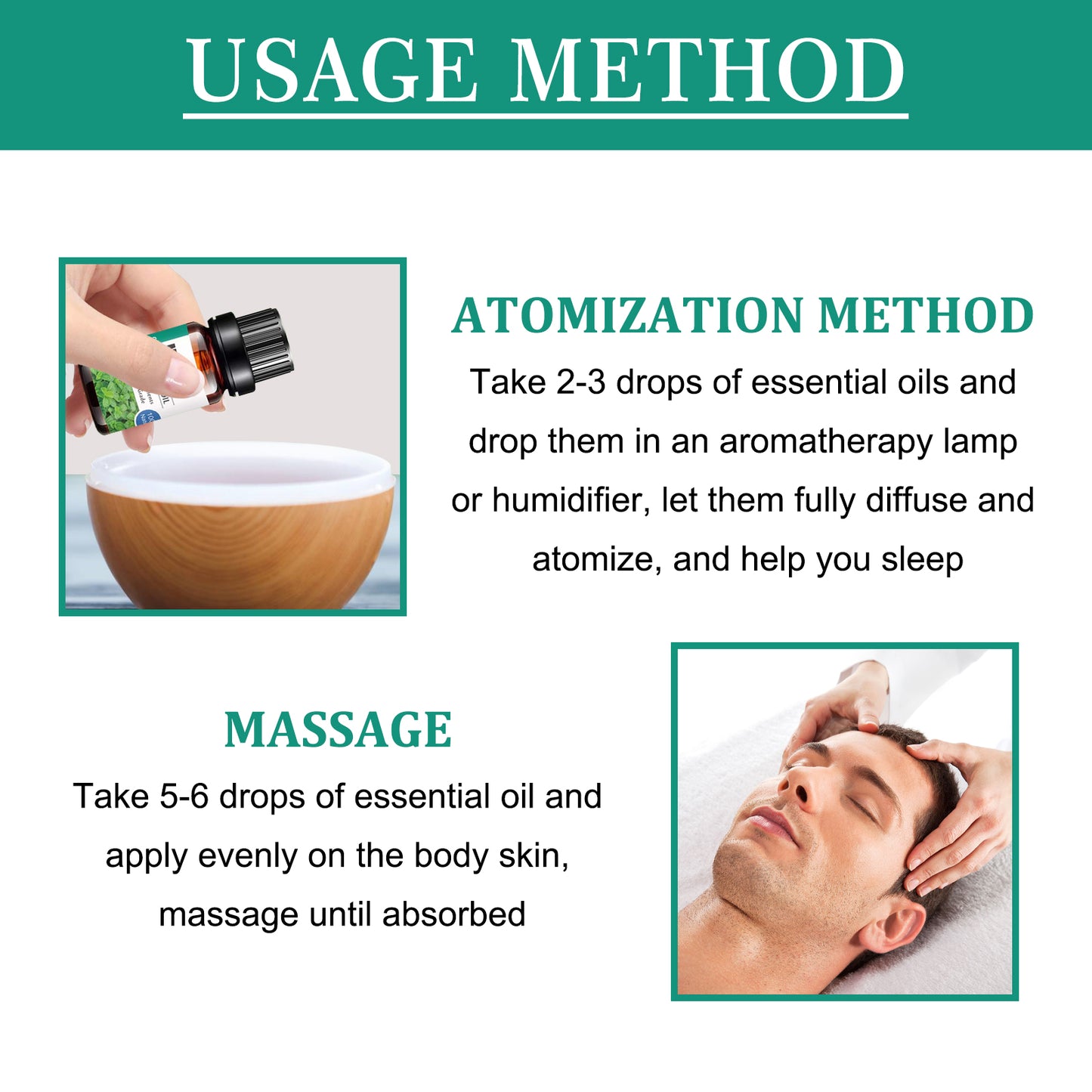 Melissa Officinalis Essential Oil, Moisturizing Massage Skin Body Care Improve Memory Melissa Officinalis Essence