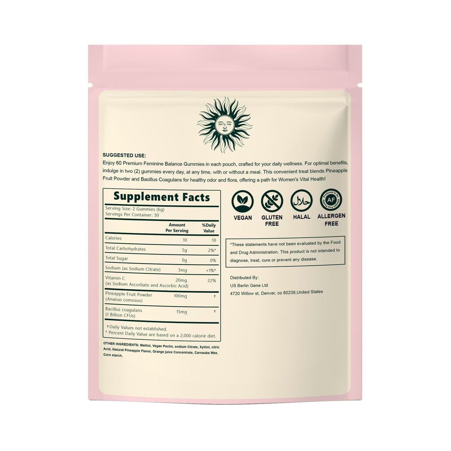 PREMIUM FEMINE BALANCE GUMMIES Women's Balance Gummies