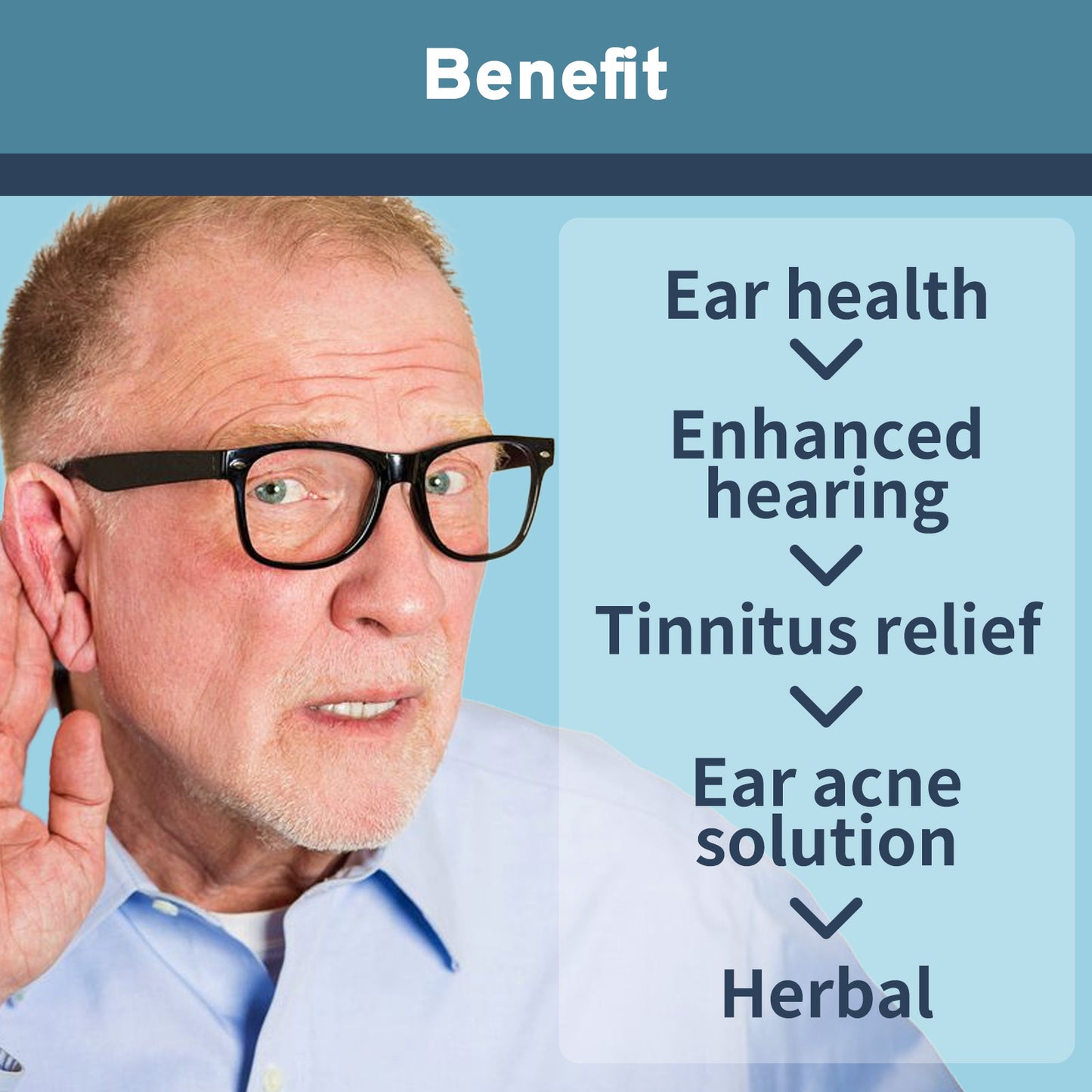 Ear Care Serum, Relieve Dizziness Tinnitus Back Ear Pain Ear Hearing Discomfort Clean Earwax Ear Drops