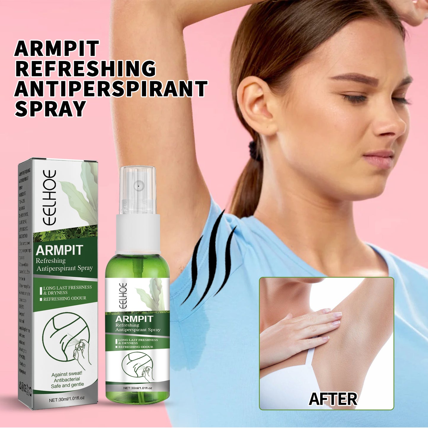 Deodorant Underarm Cleansing Deodorant Deodorant Deodorant Lasting Fragrance Mild And Non-Irritating