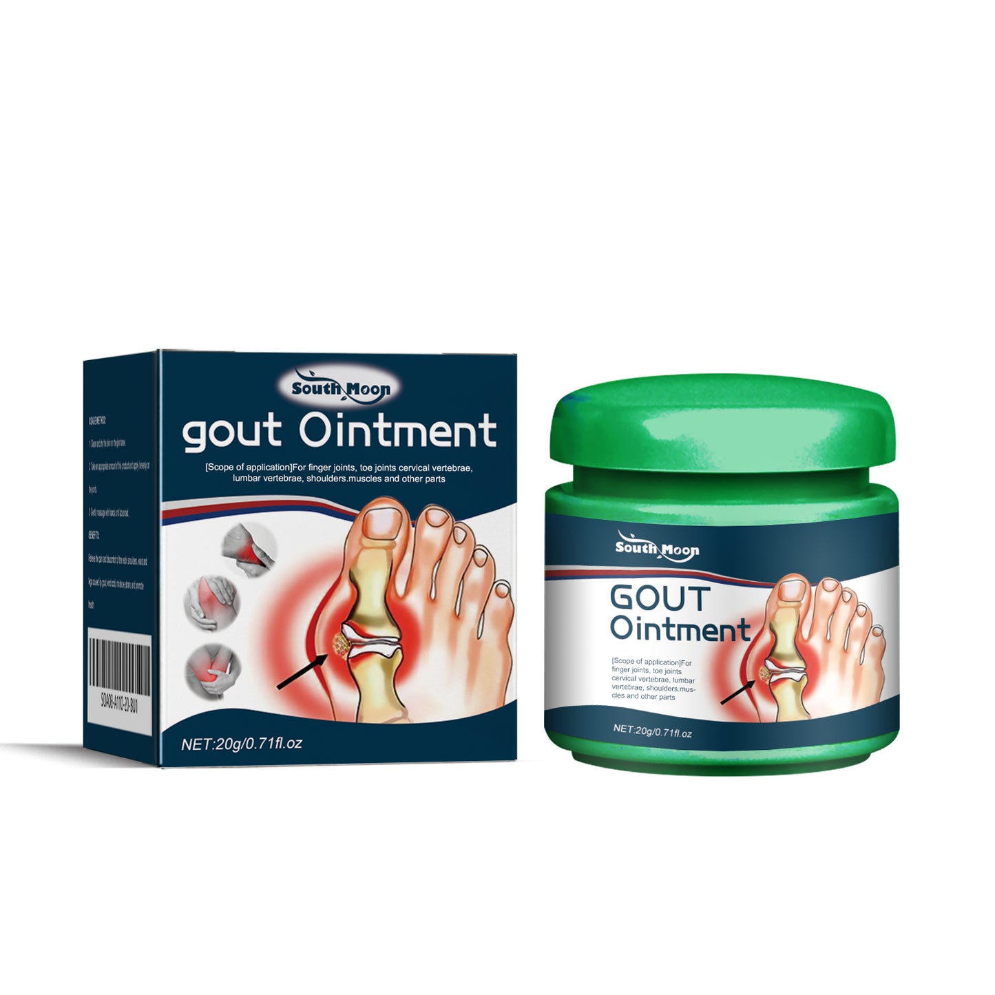 Gout Ointment, Relieve Joint, Shoulder, Neck And Muscle Soreness Massage Care Cream