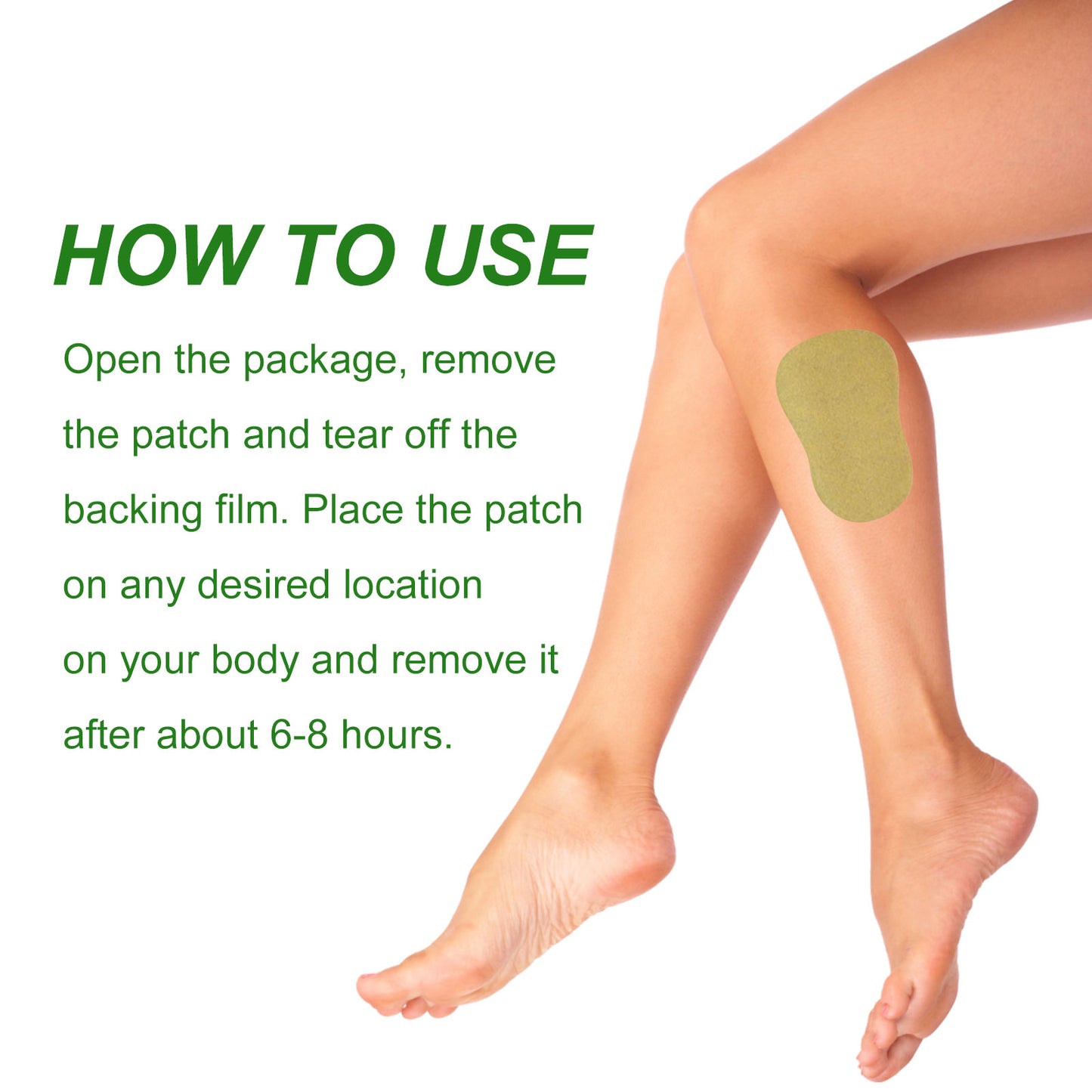 Ginger Wormwood Purifying Pads, Relieve Body Stress And Fatigue Relax Body And Body Toning Body Care Patch