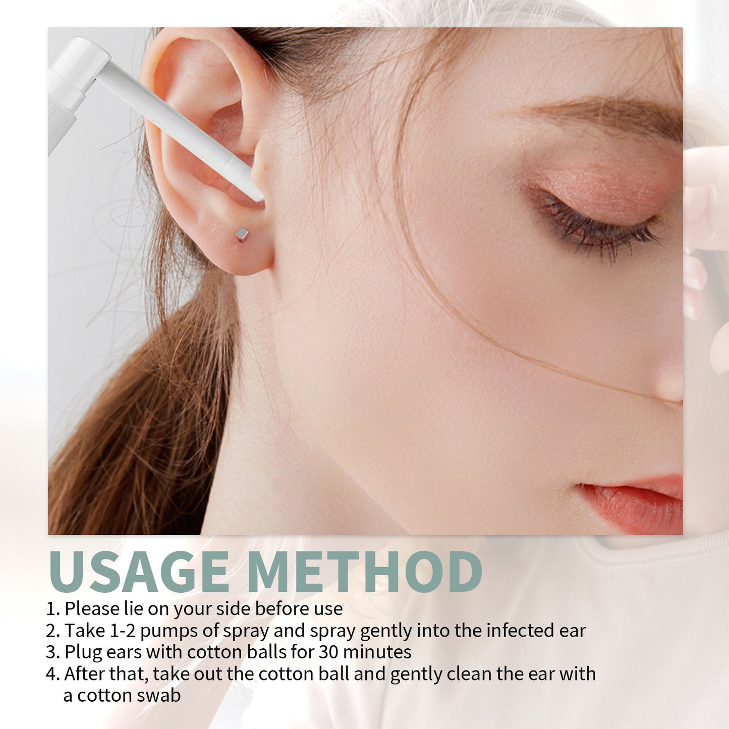 Tinnitus Spray, Relieve Tinnitus Earplug Clean Earwax Ear Health Care Spray