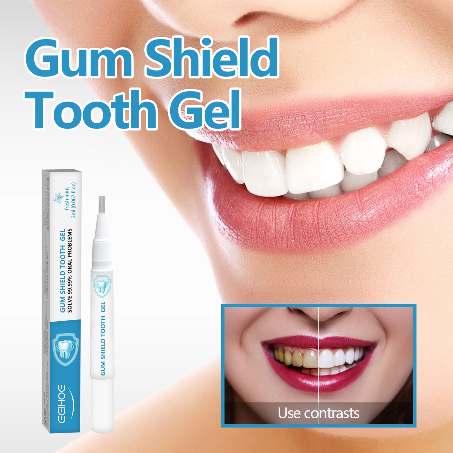 Gingival Oral Gel Pen, Clean Tooth Stains, Care For Gums, White Teeth, Oral Care Gel Pen