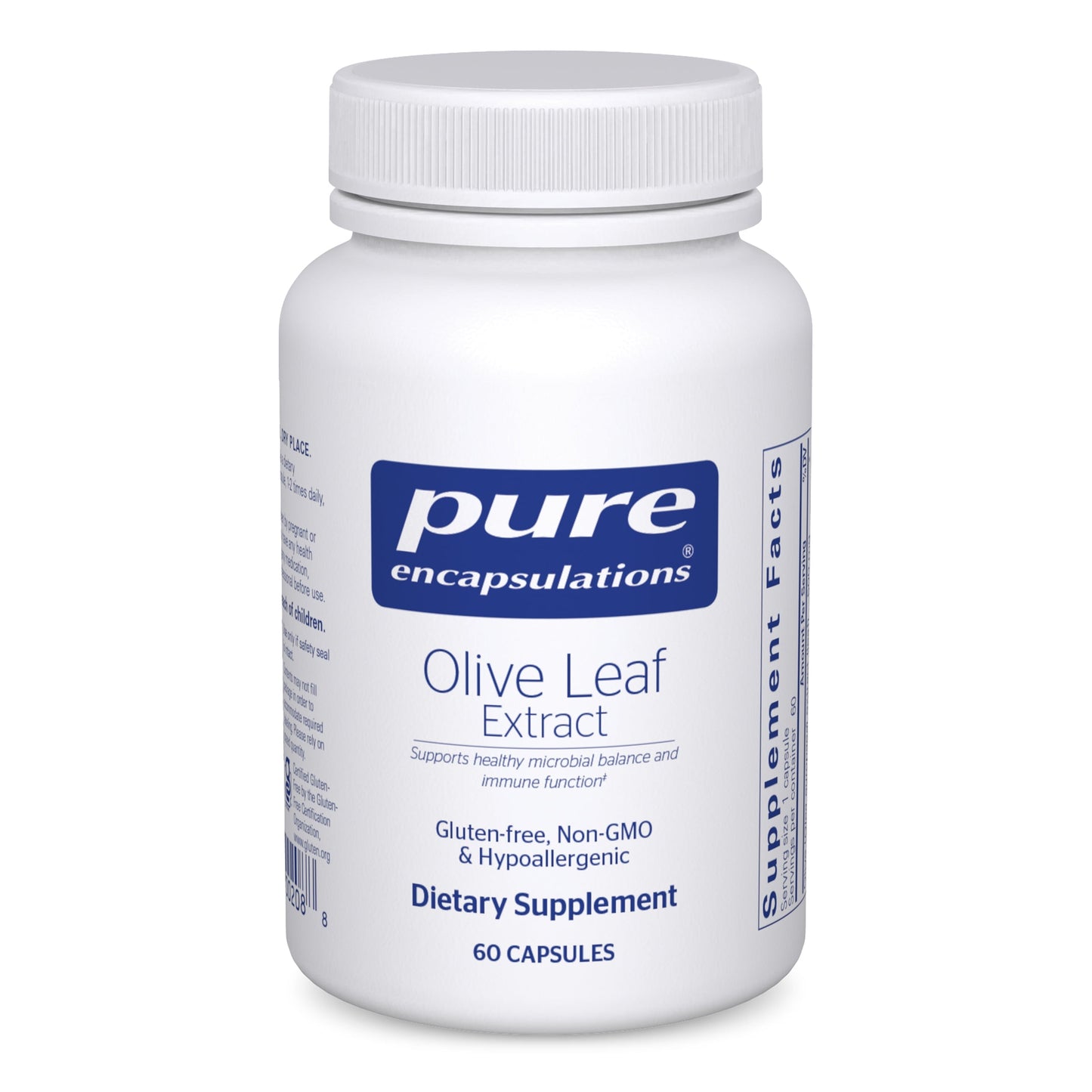 Olive Leaf Extract | Hypoallergenic Supplement Supports Immune System and Healthy Intestinal Environment | 60 Counts