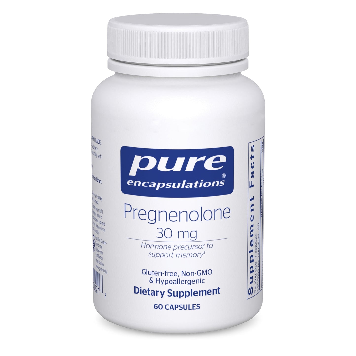 Pregnenolone 30 Mg | Supplement to Support the Immune System, Memory, and Hormone Balance* | 60 Counts