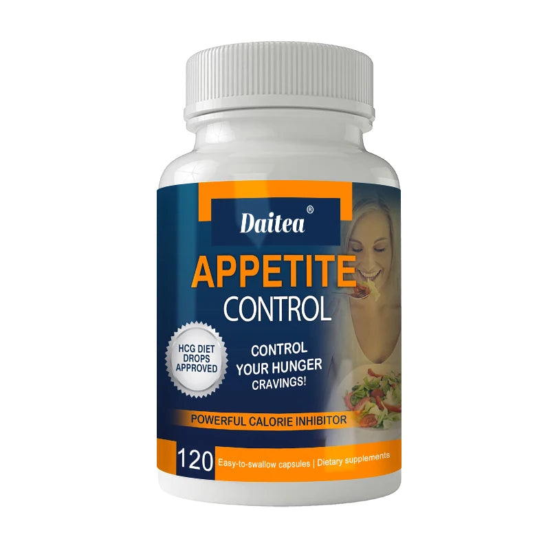 Daitea Appetite Control Capsules - Organic Vitamin C, Chitosan (90% DAC), Boosts Metabolism, Burns Fat, Healthy Digestion