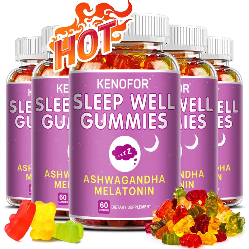 Kenofor Melatonin Supplement - Support Healthy Sleep, Help Sleep, Fall Asleep Quickly, Relax The Mood