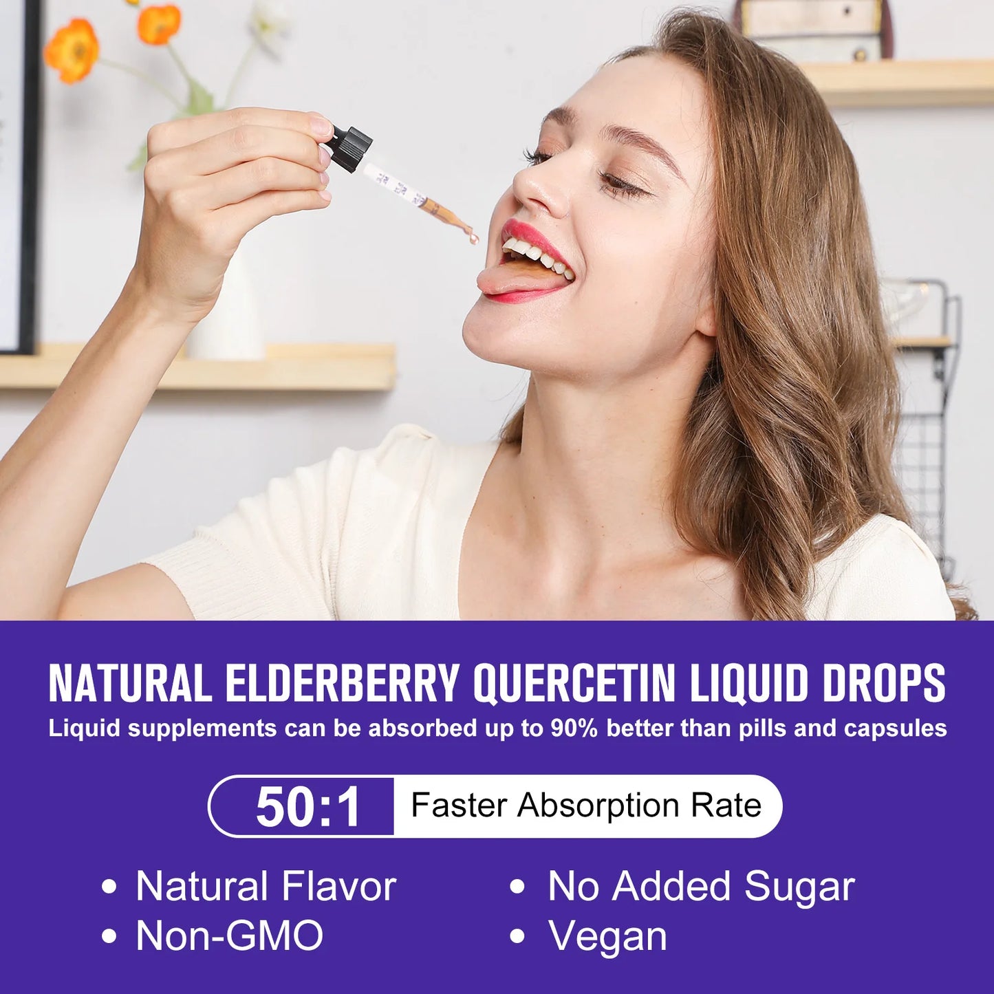 BEWORTHS Black Elderberry Drops with Vitamins C, D and Zinc Support Immunity and Heart Function Health Support Antioxidant