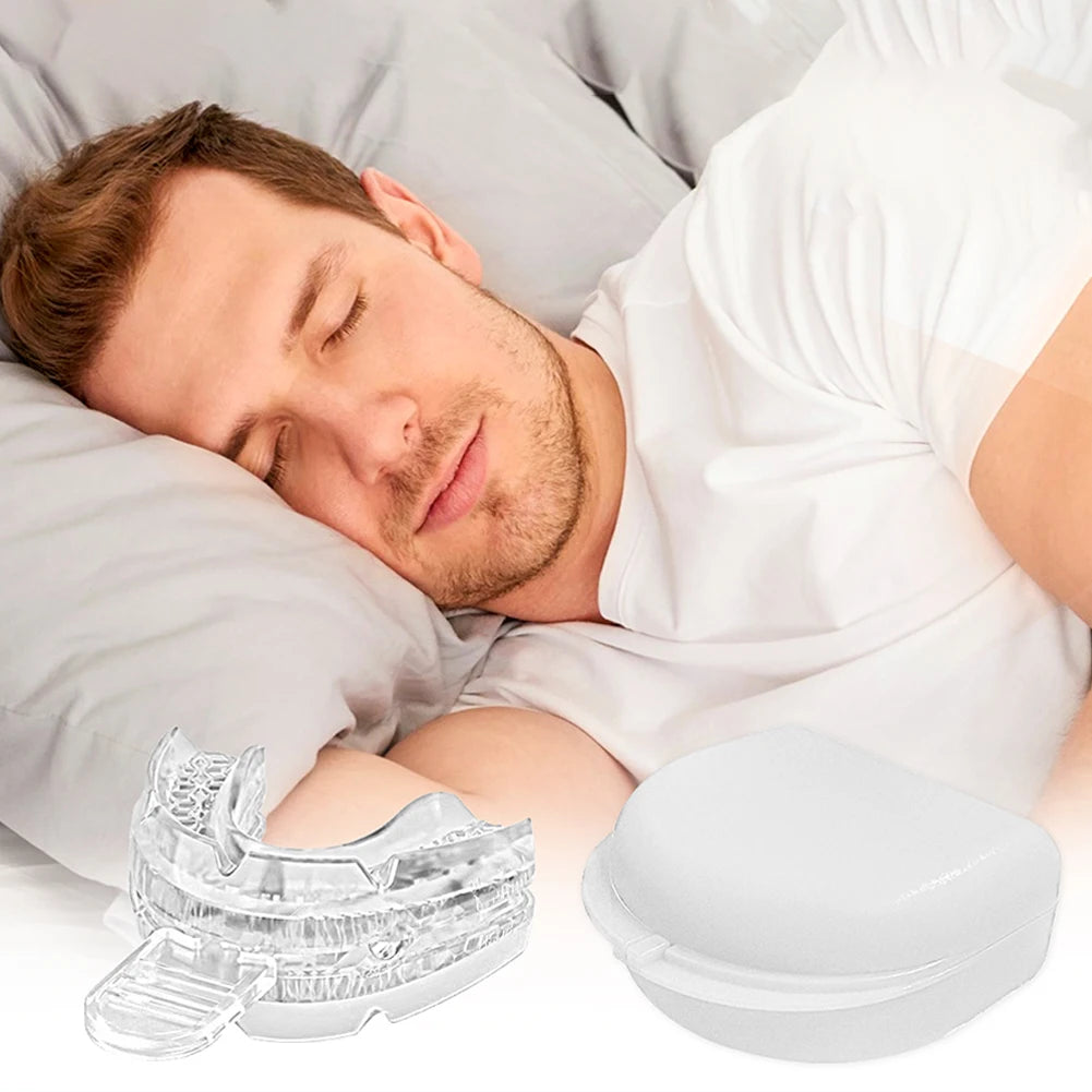 Anti Snoring Mouth Guard Improve Sleeping Adjustable Snoring Mouth Guard Anti-Snoring Mouthpiece Sleeping Devices for Men Women