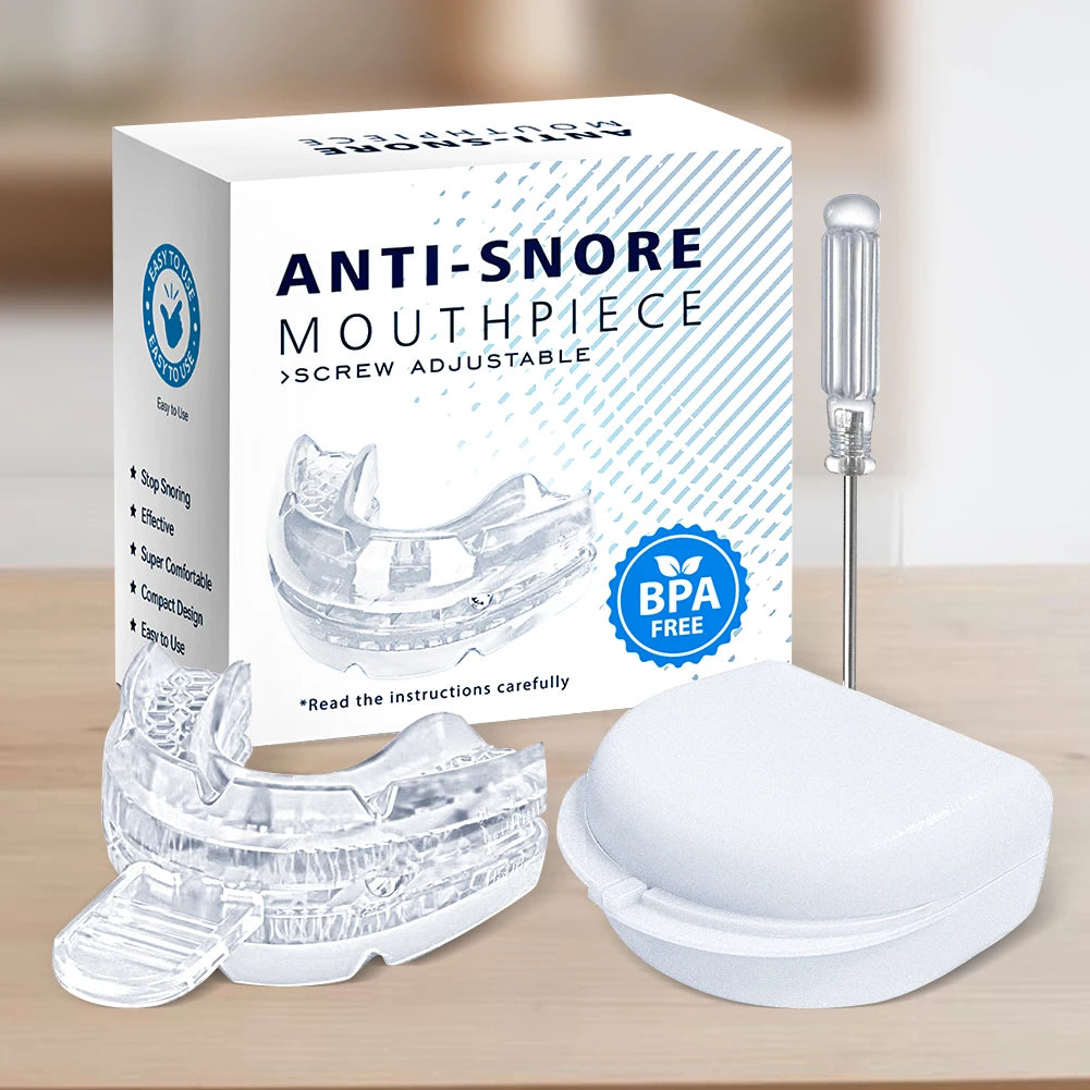 Adjustable Anti Snoring Mouth Guard Anti-Snoring Mouthpiece Sleeping Devices Bruxism Snoring Stopper Improve Sleep Mouthpiece