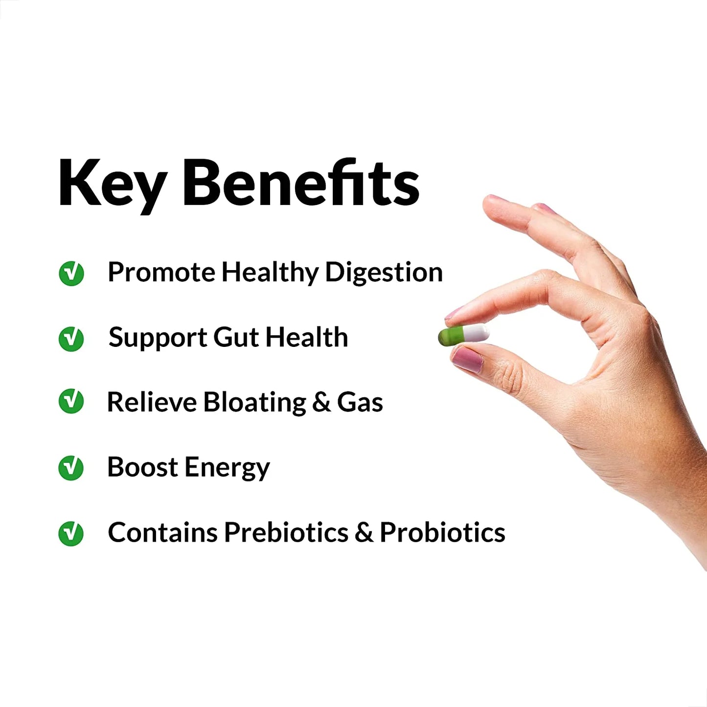 Probioslim, Probiotic Supplement for Women and Men with Probiotics and Green Tea Extract, Reduce Gas, Bloating, Constipation, Support Digestive Health & Gut Health, 30 Count (Pack of 3)