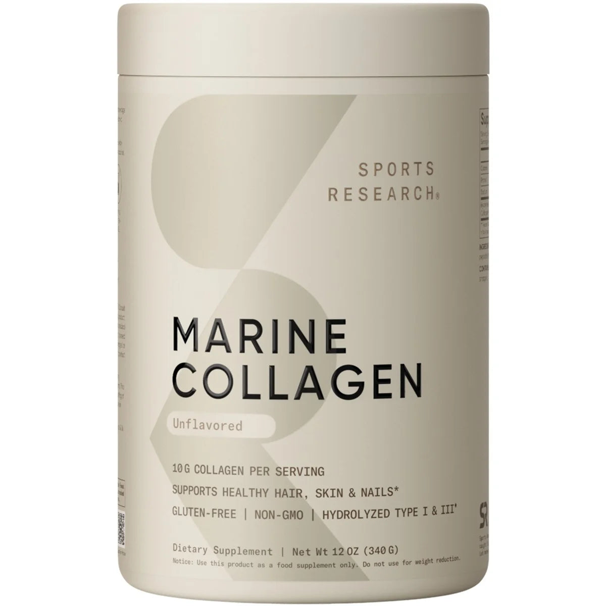 ® Marine Collagen Peptides Powder - Sourced from Wild-Caught Fish Keto Certified (34 Servings)