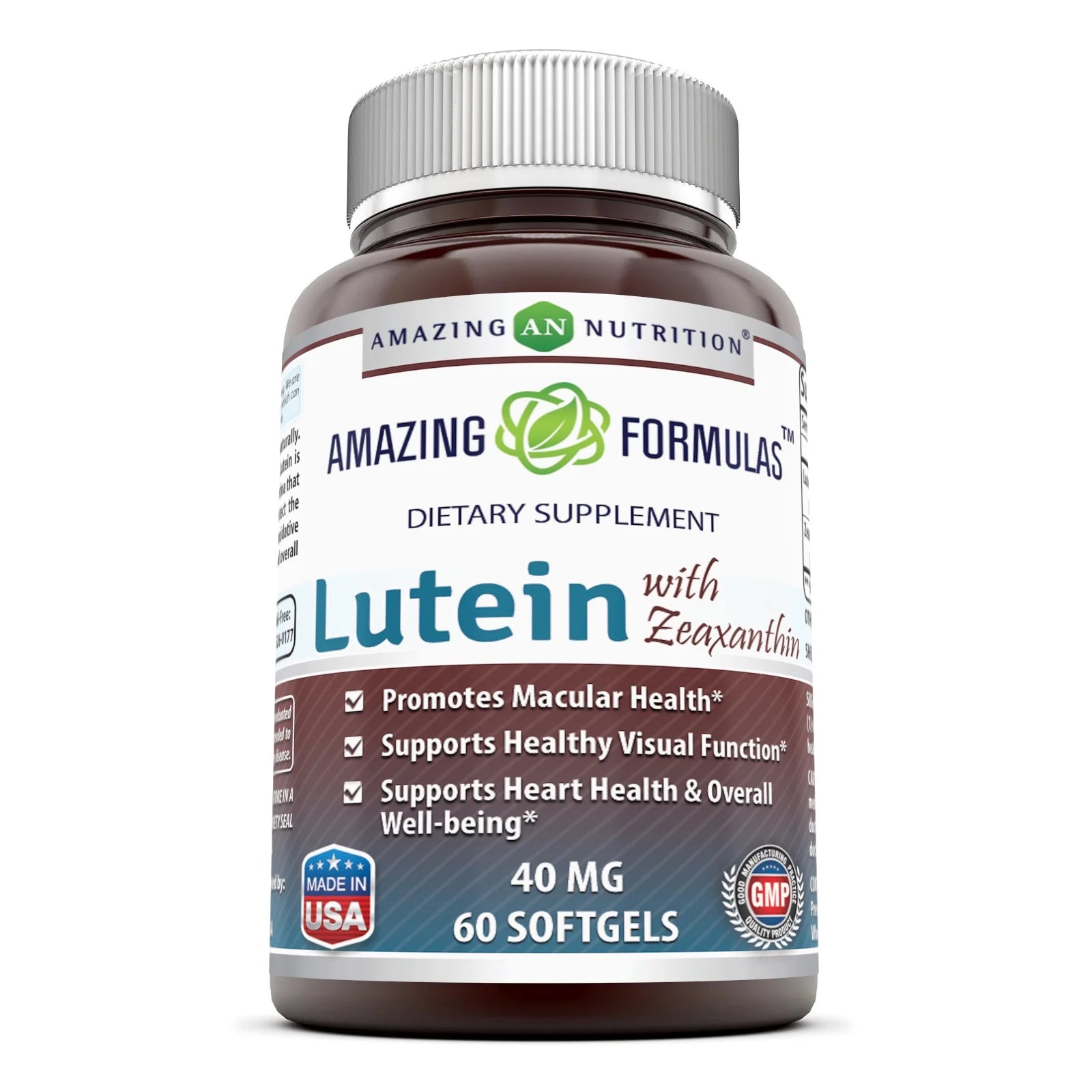 Lutein 40 Mg with Zeaxanthin 1600 Mcg- 60 Softgels