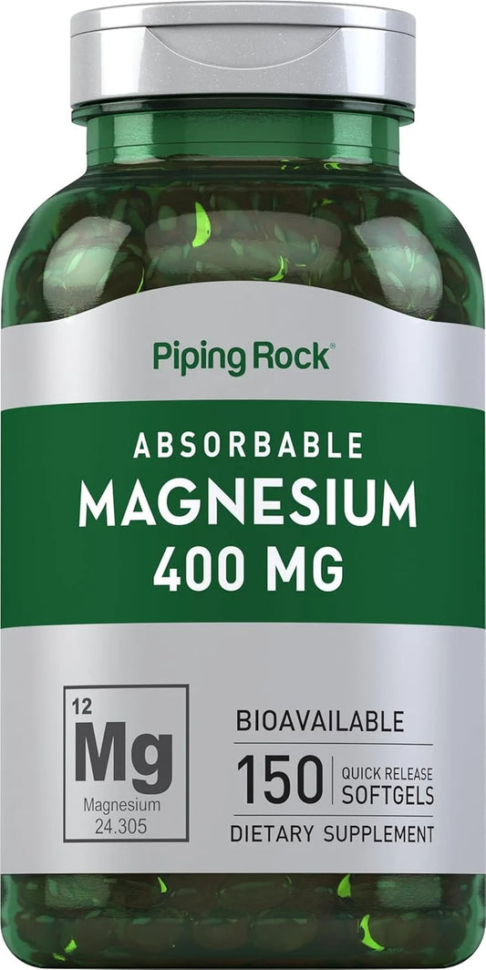 Magnesium 400Mg | 150 Softgels | Supplement for Men and Women | by
